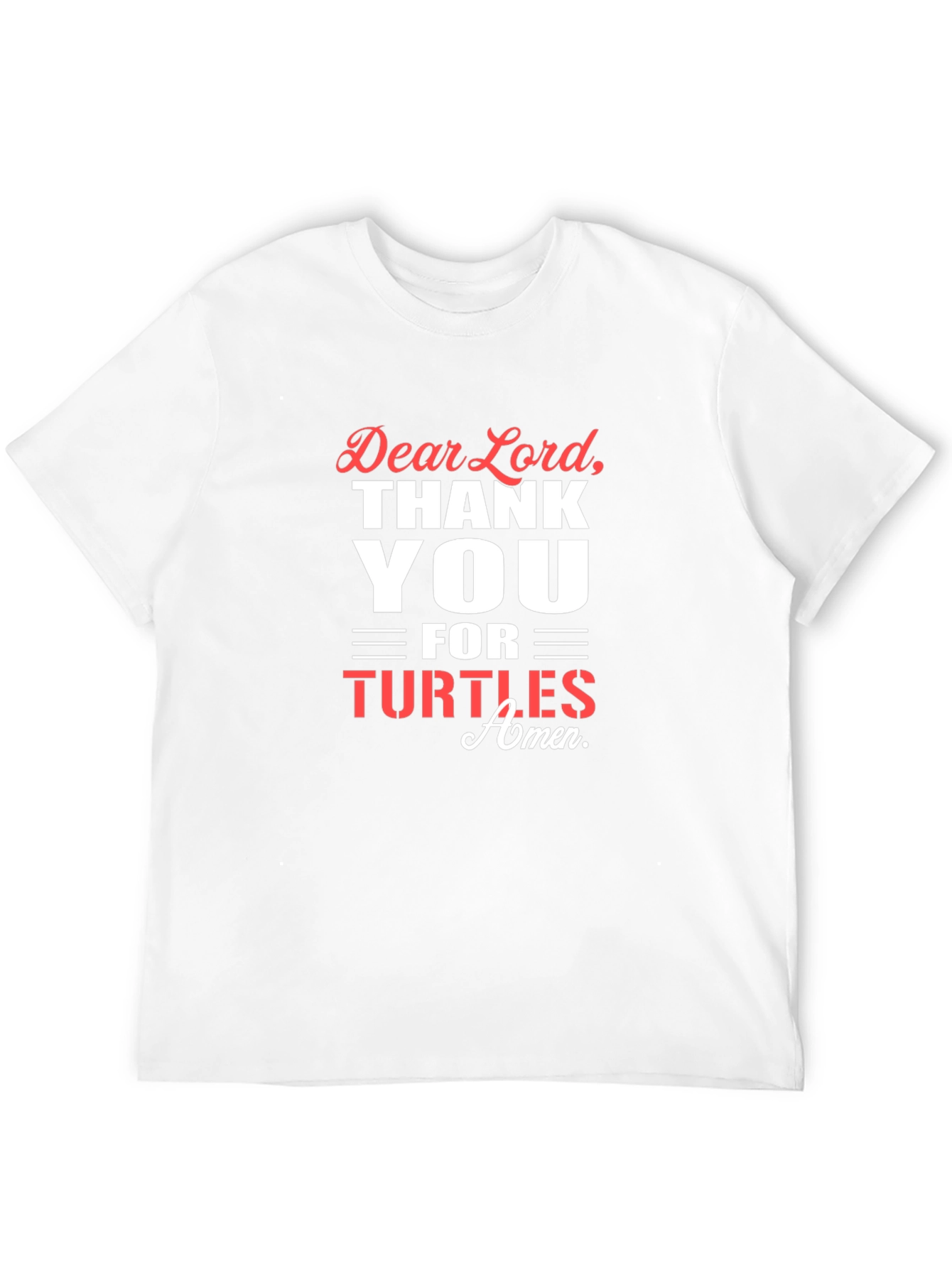 Dear Lord Thank You Turtles Graphic T-Shirt