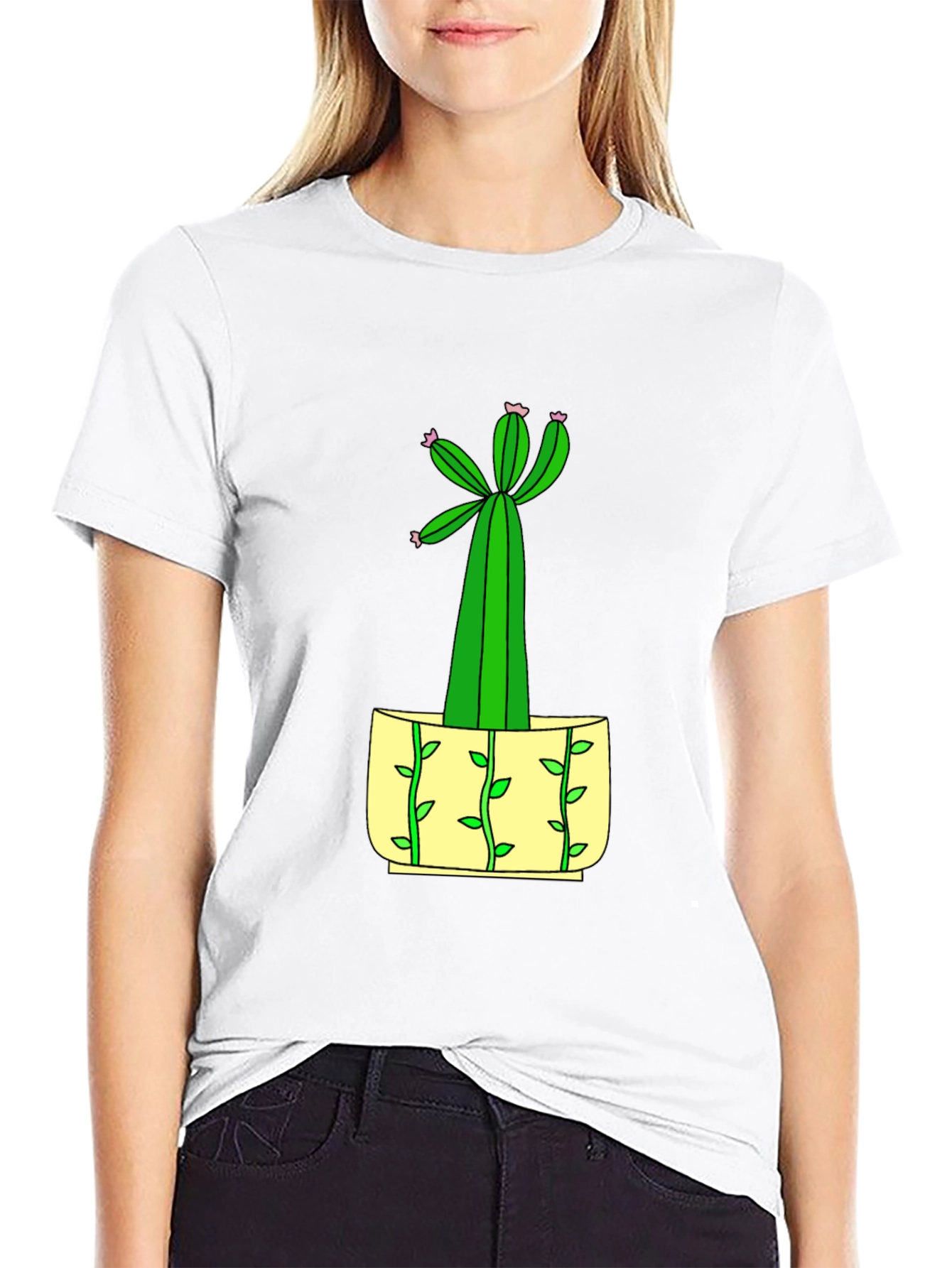 Cactus Graphic Tee - Unique Plant Lover Gift