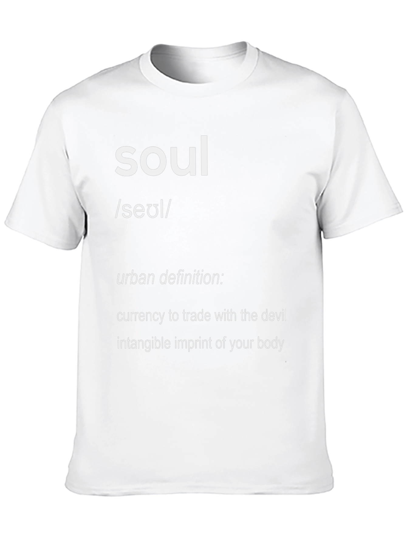 Soul Definition Graphic T-Shirt - Urban Dictionary Style