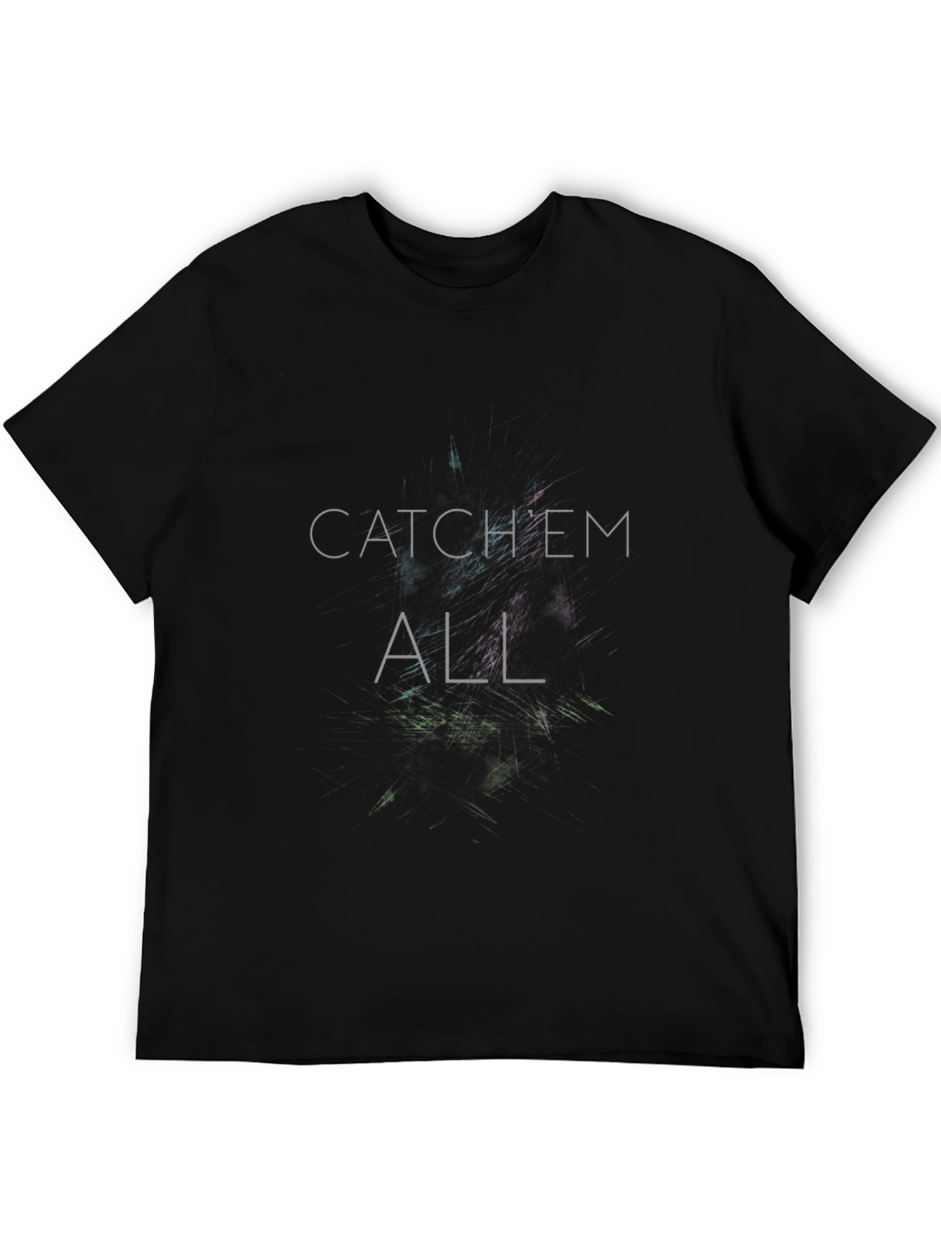 Catch Em All Graphic Black T-Shirt