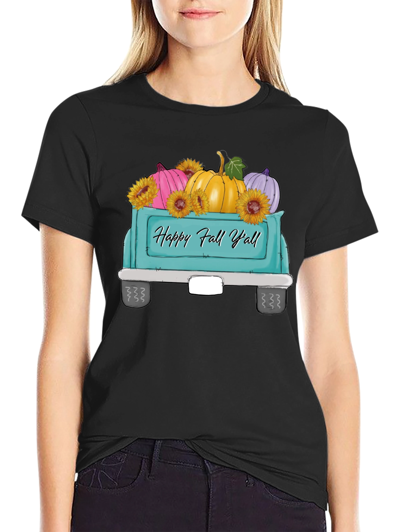 Happy Fall Yall Truck T-Shirt