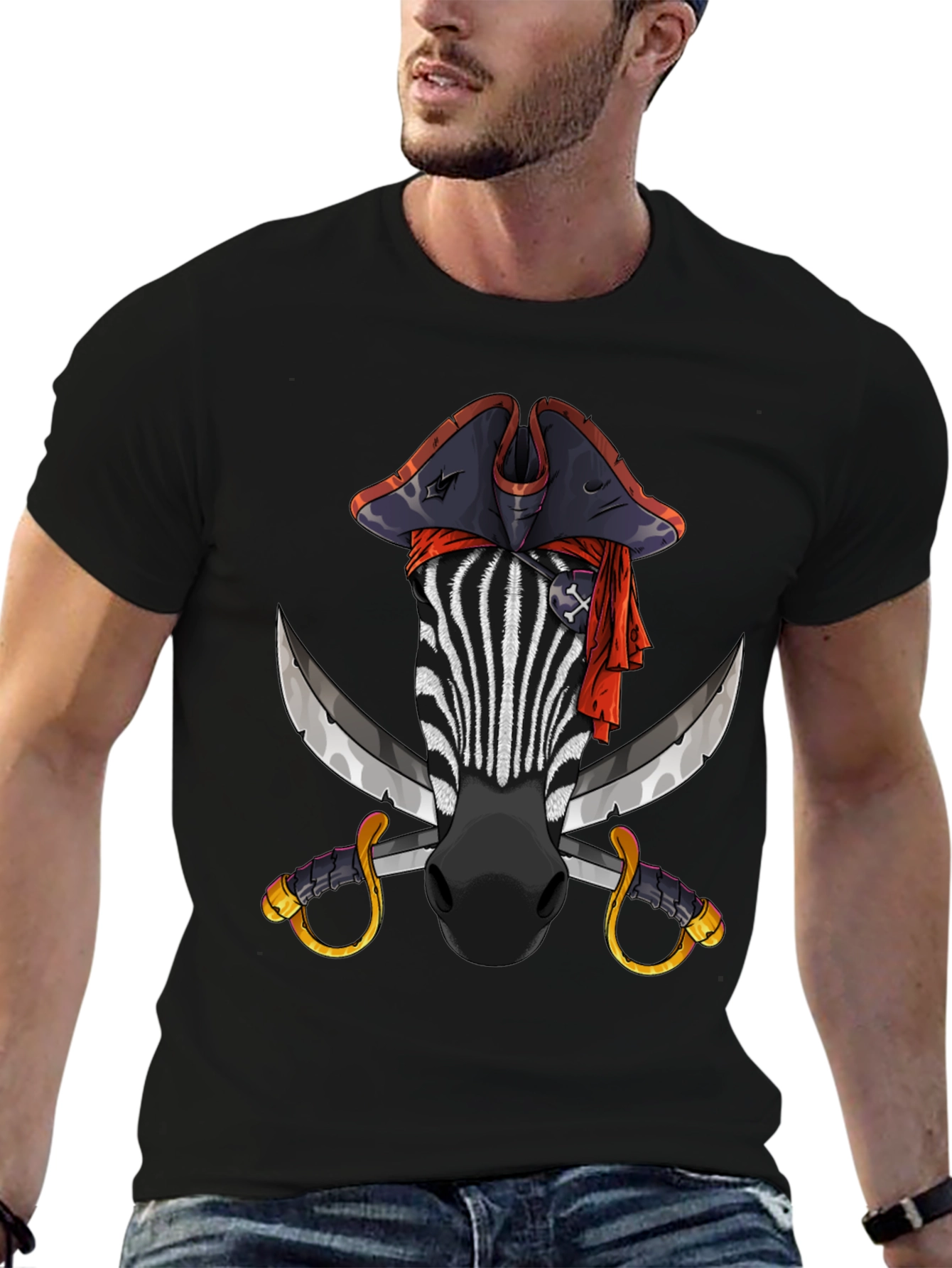 Pirate Zebra Graphic Tee