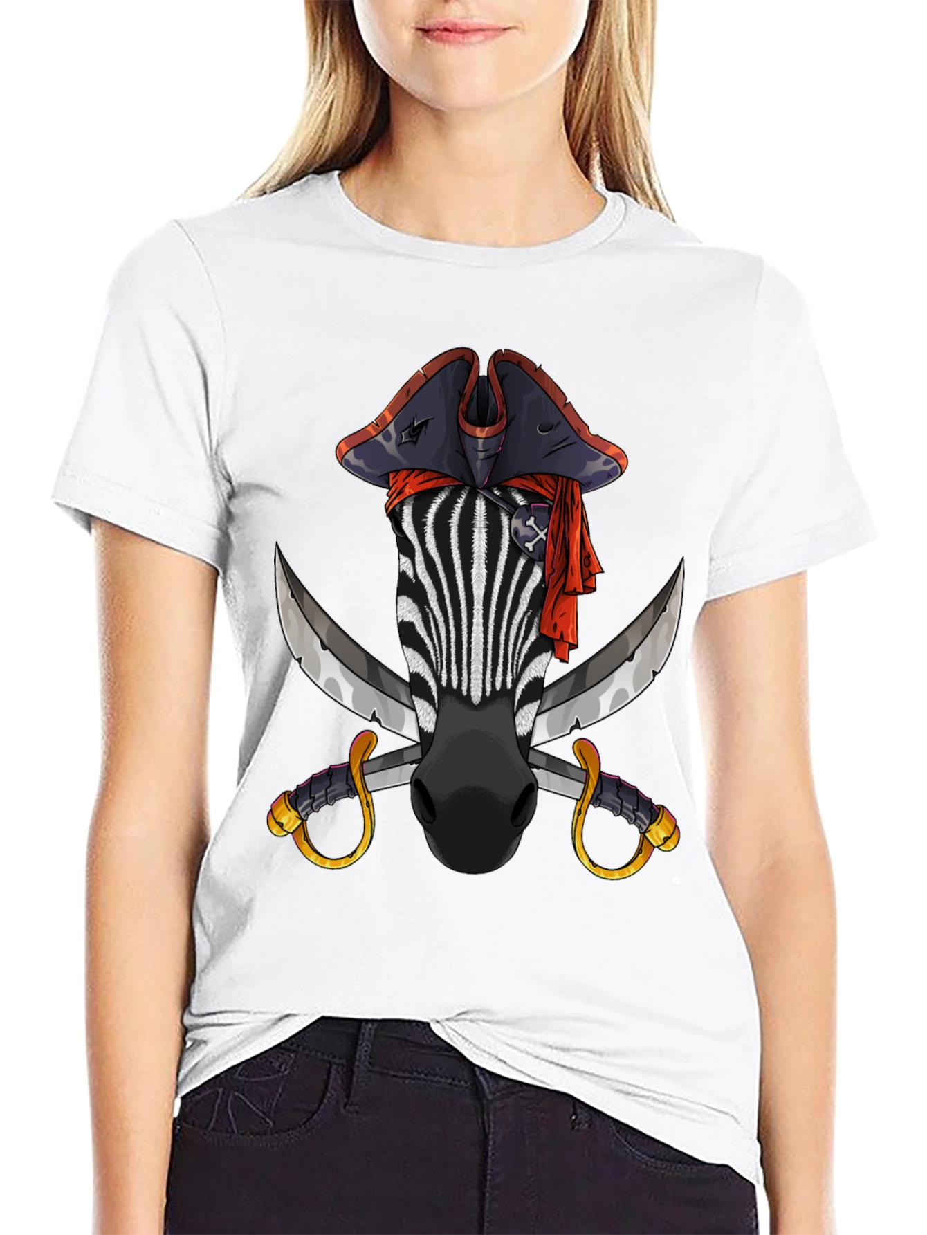 Pirate Zebra Graphic Tee