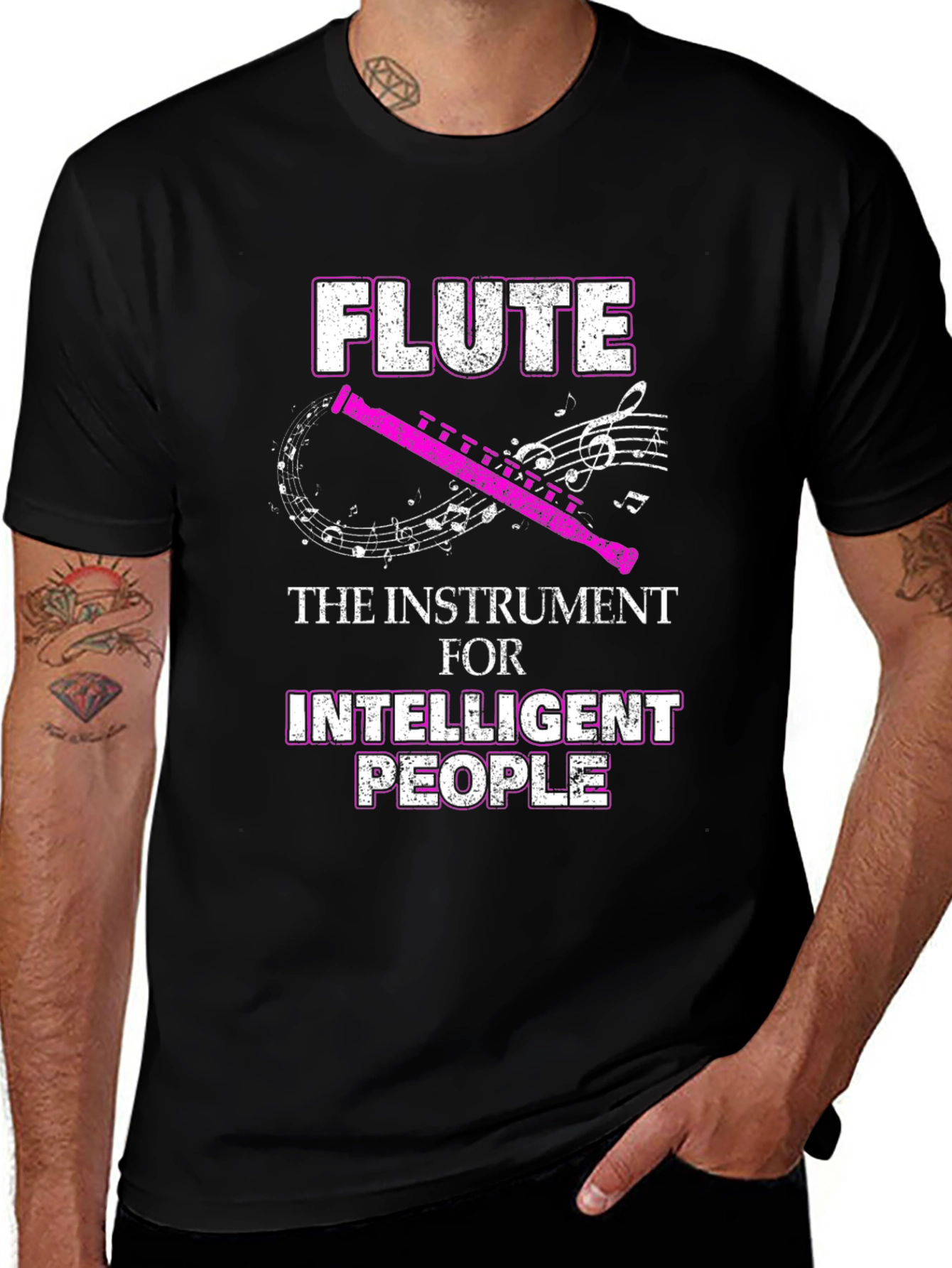 Flute Instrument for Intelligent People T-Shirt