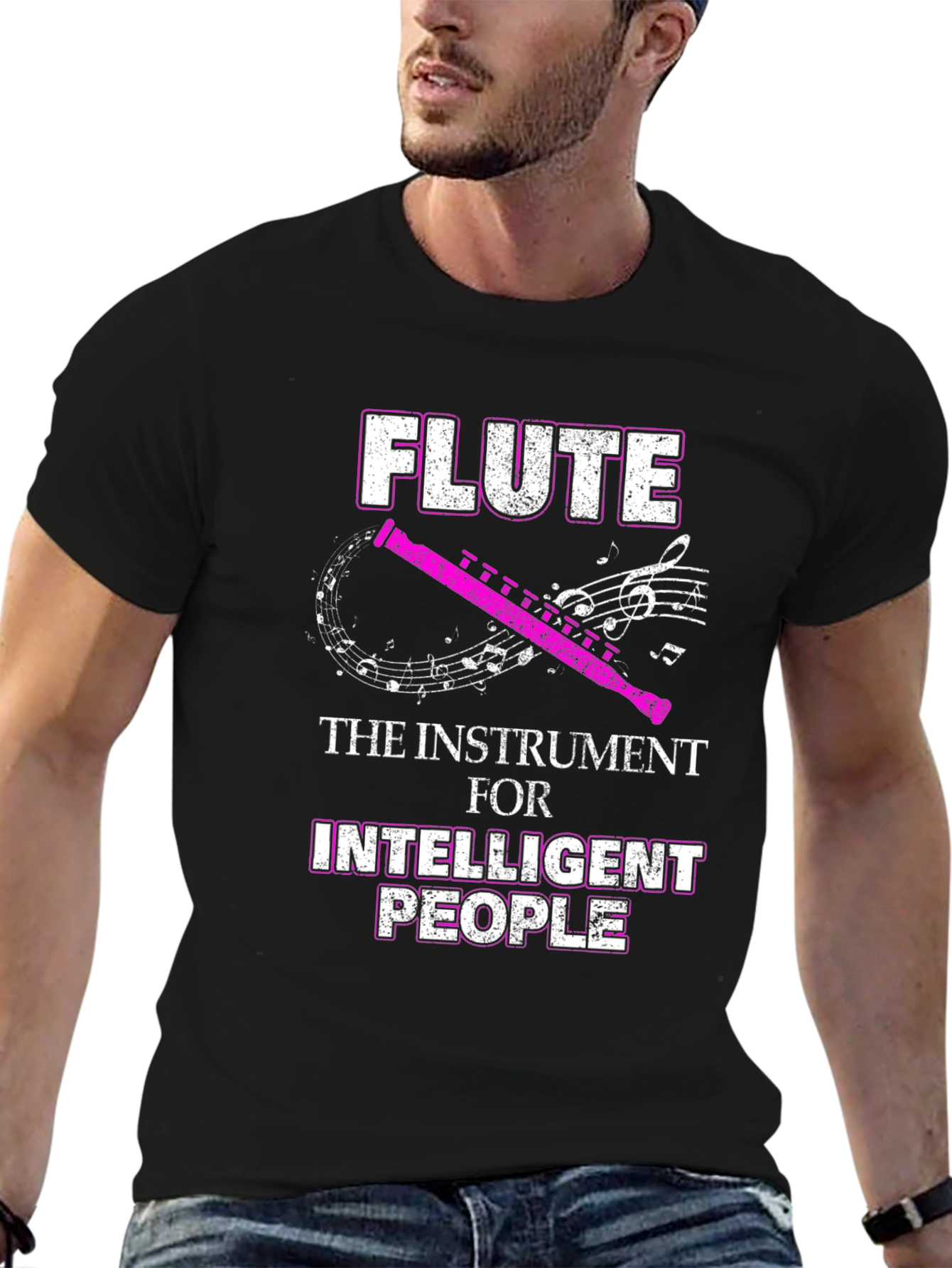 Flute Instrument for Intelligent People T-Shirt