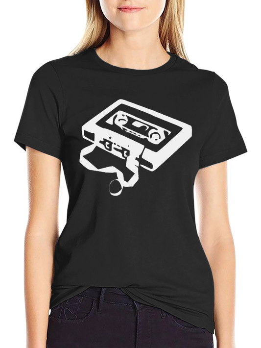 Retro Cassette Tape Graphic Tee - Classic Music Lover Shirt