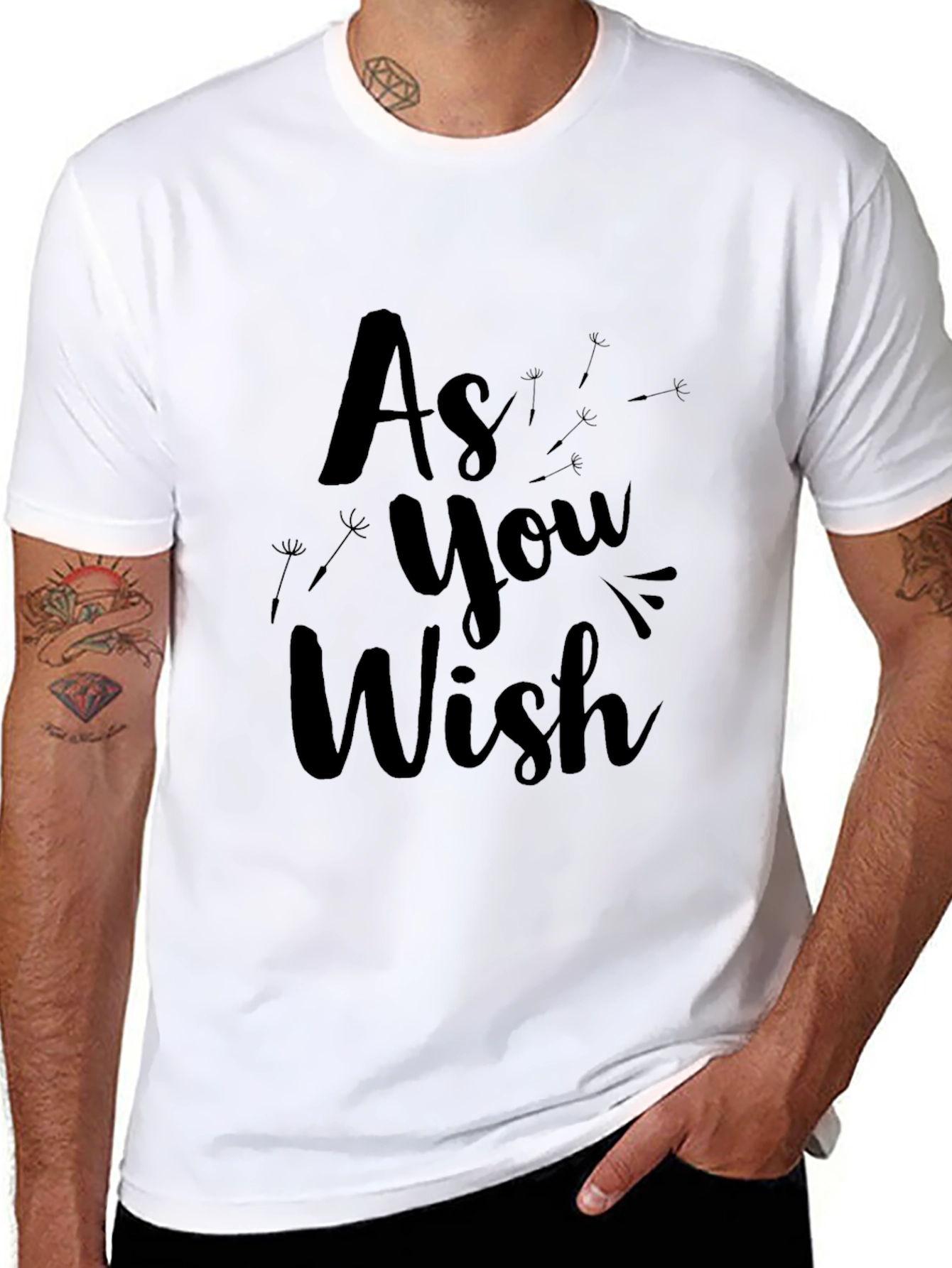 As You Wish Black Graphic Tee