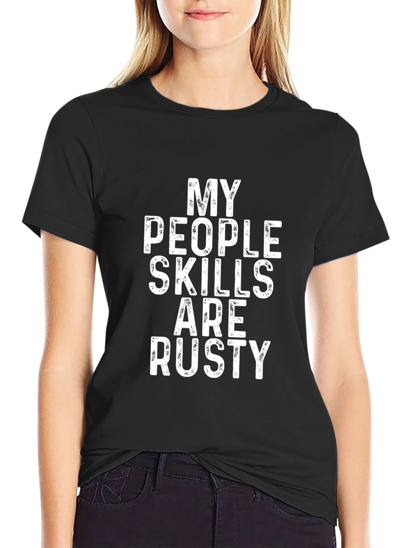 Rusty People Skills T-Shirt - Funny Sarcastic Tee