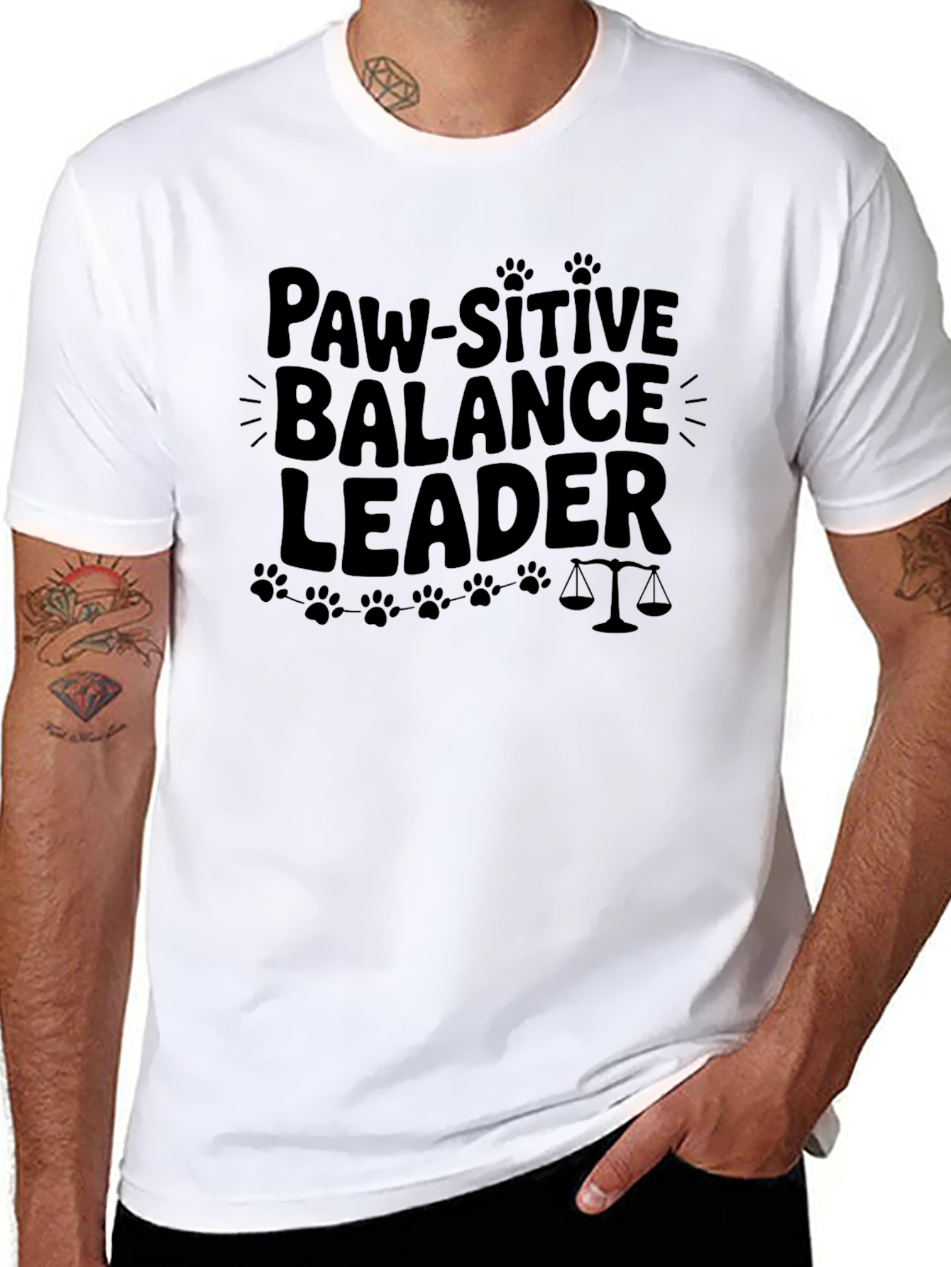Paw-sitive Balance Leader Graphic Tee