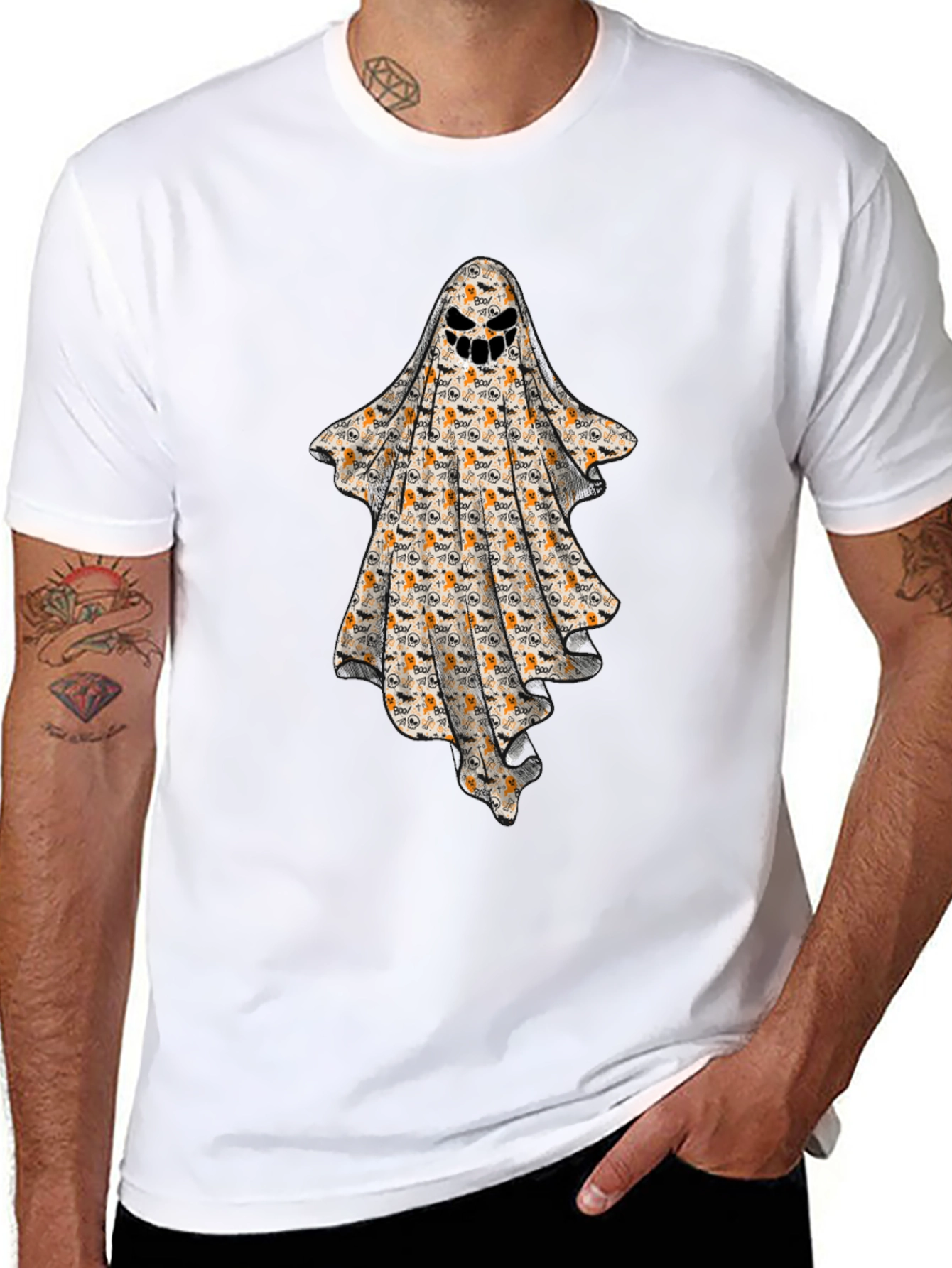 Spooky Halloween Ghost T-Shirt