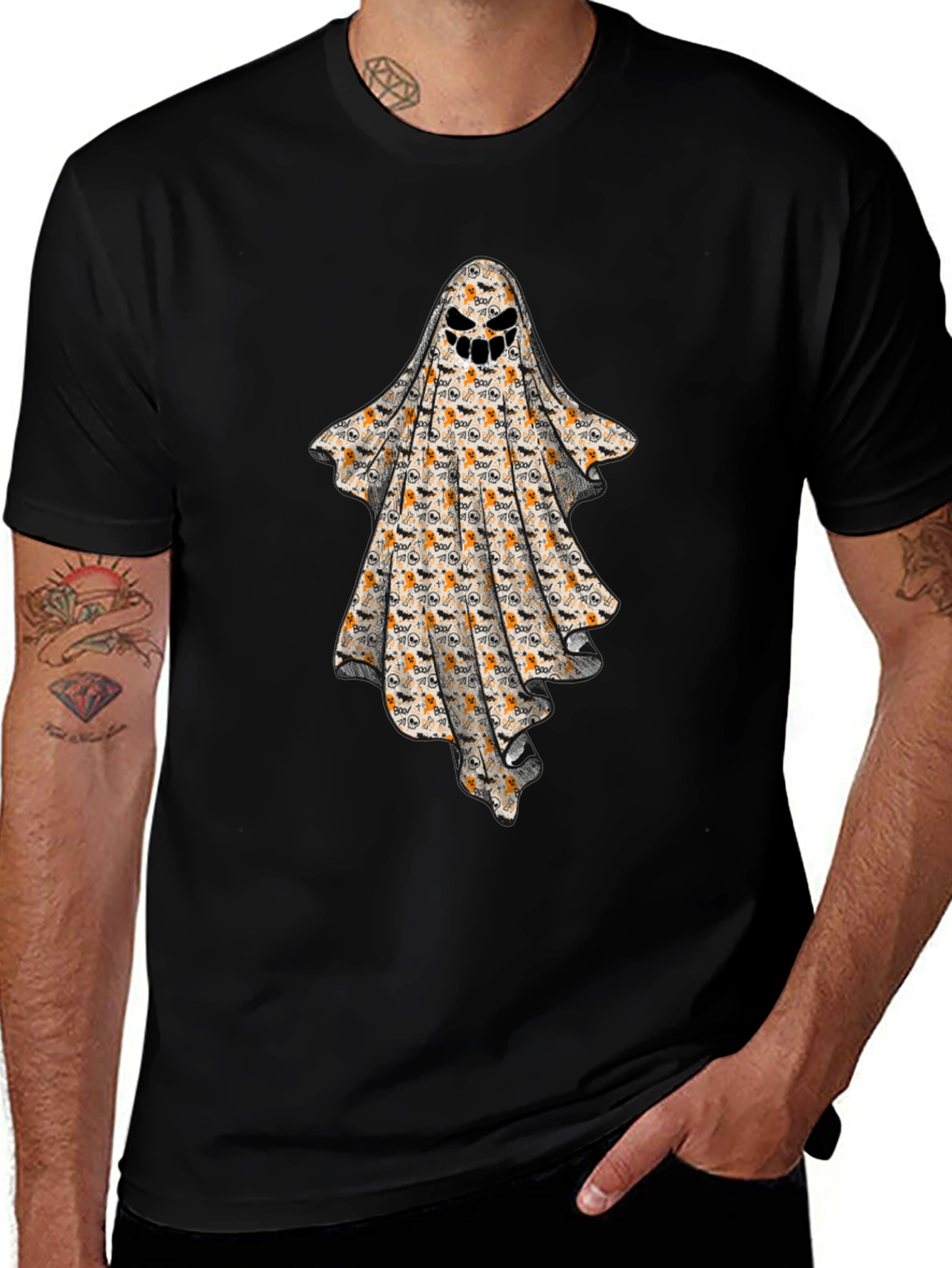 Spooky Halloween Ghost T-Shirt