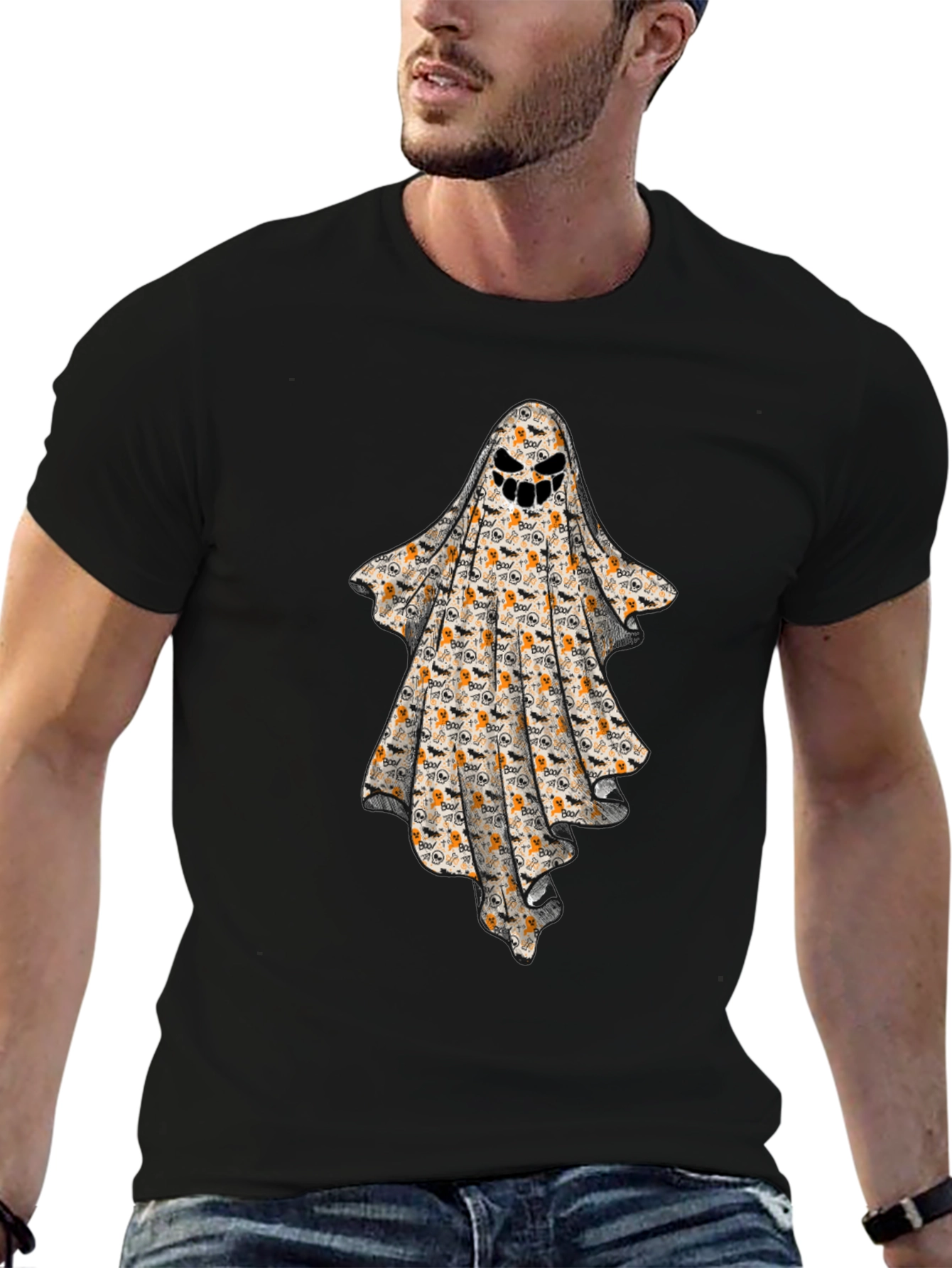 Spooky Halloween Ghost T-Shirt