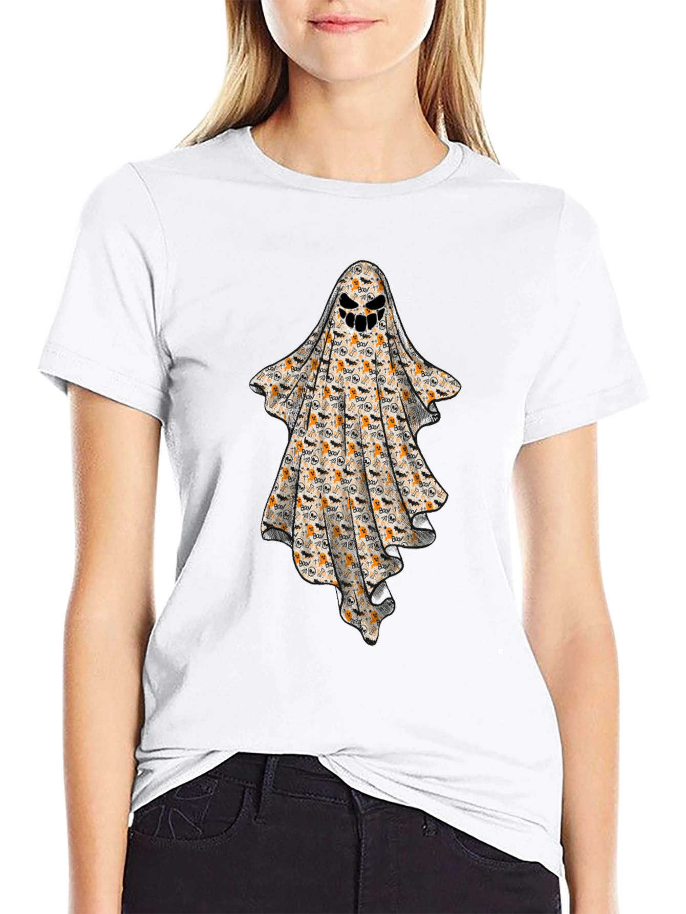 Spooky Halloween Ghost T-Shirt