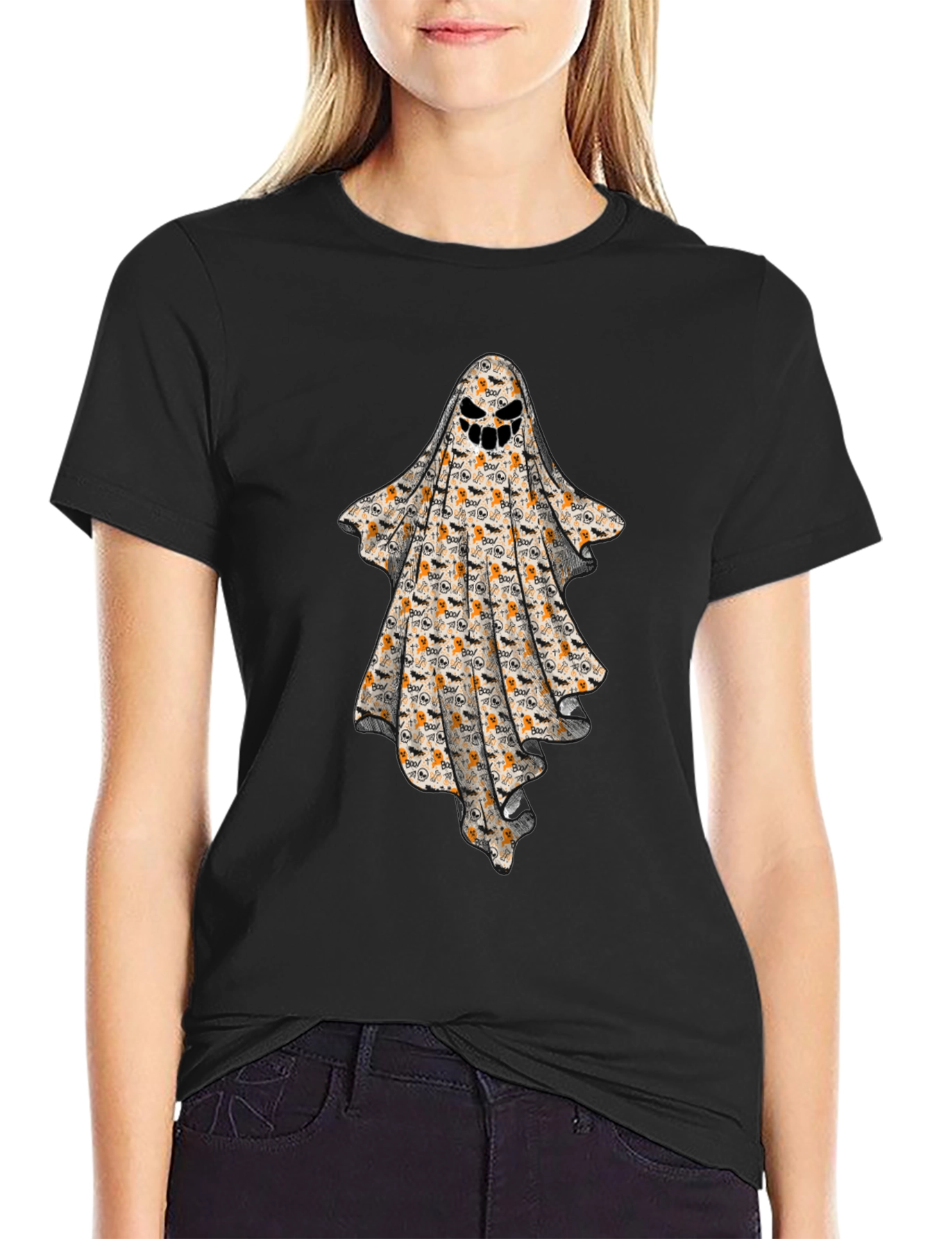 Spooky Halloween Ghost T-Shirt