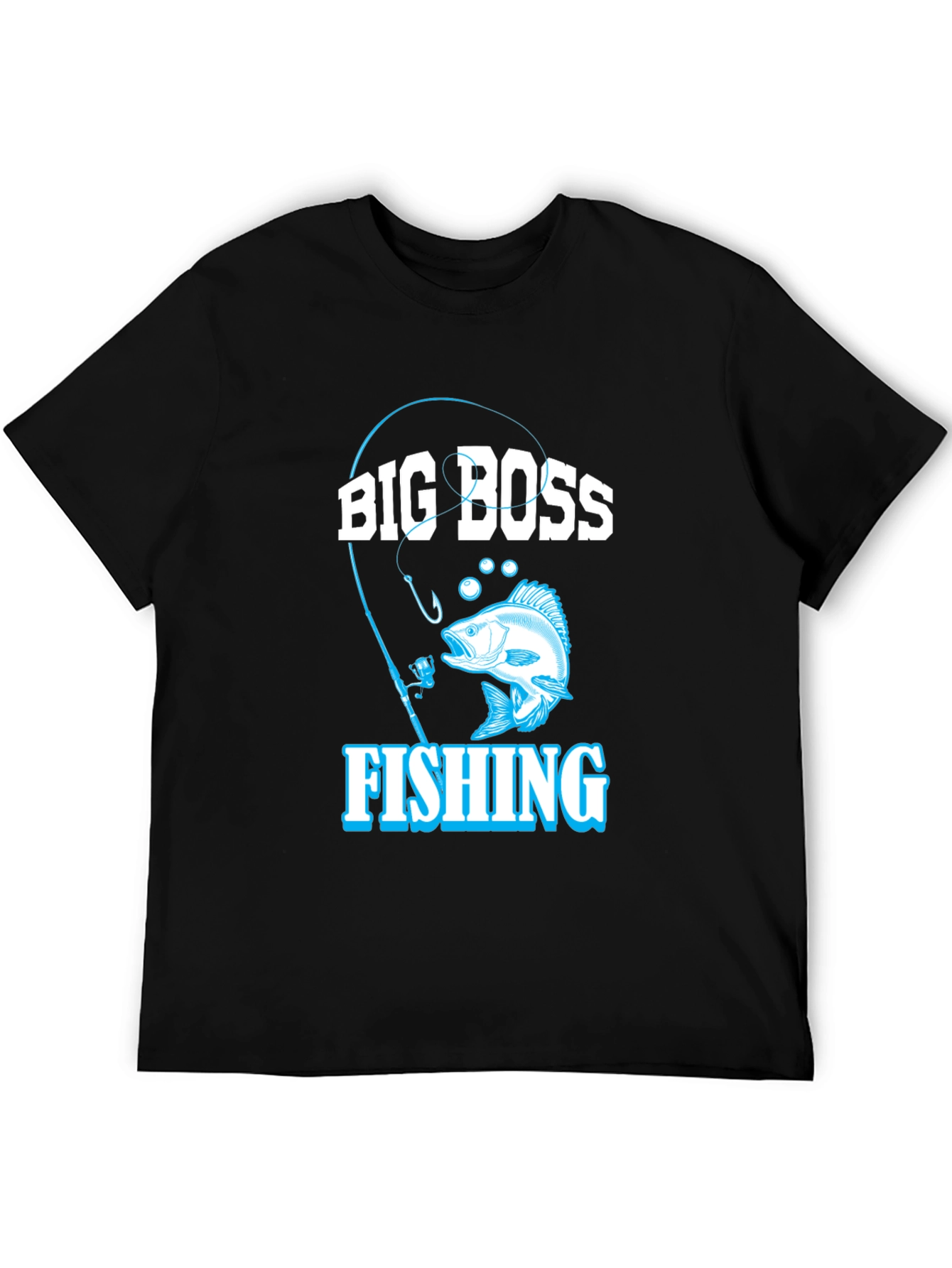 Big Boss Fishing T-Shirt - Black