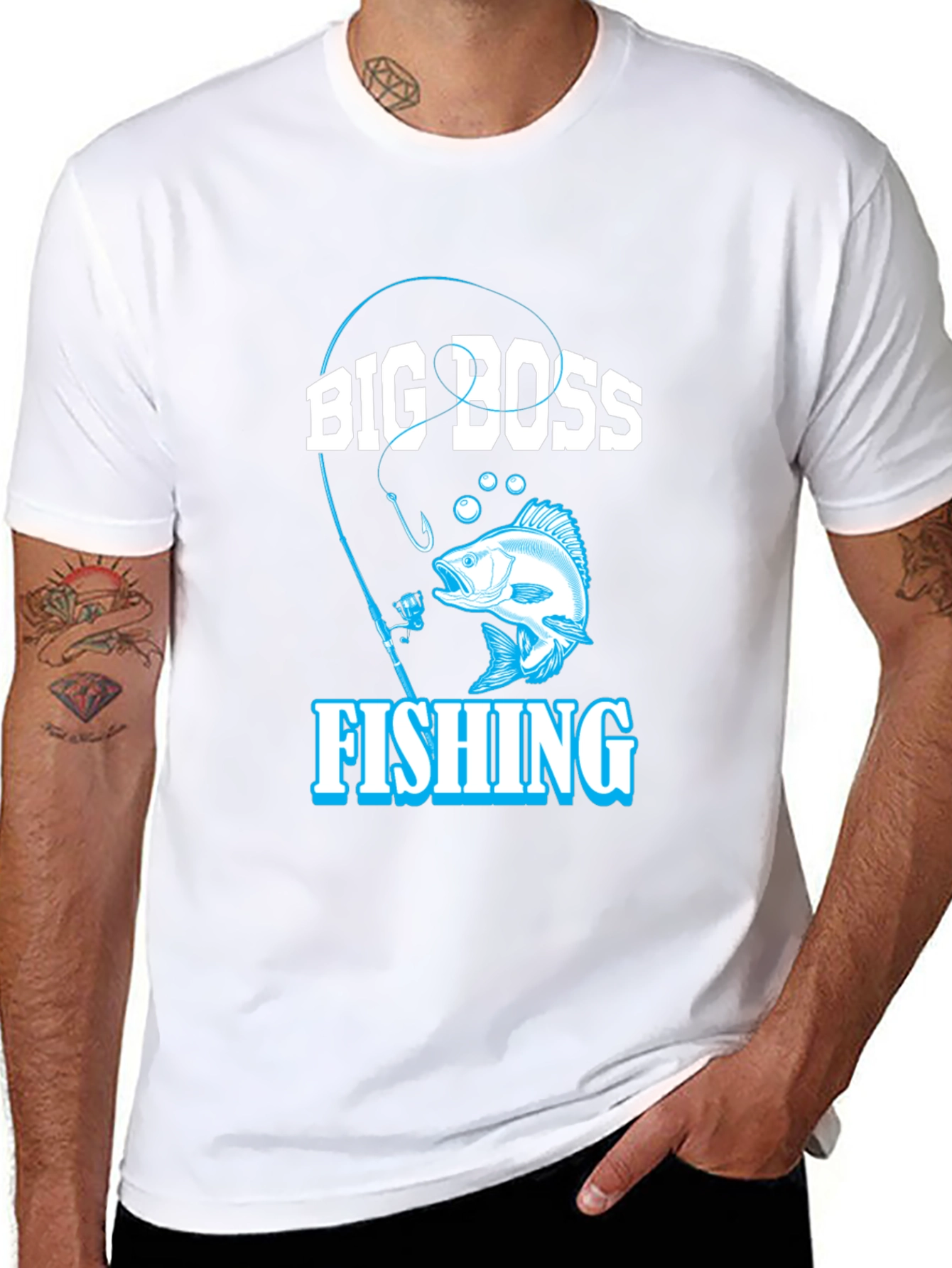 Big Boss Fishing T-Shirt - Black