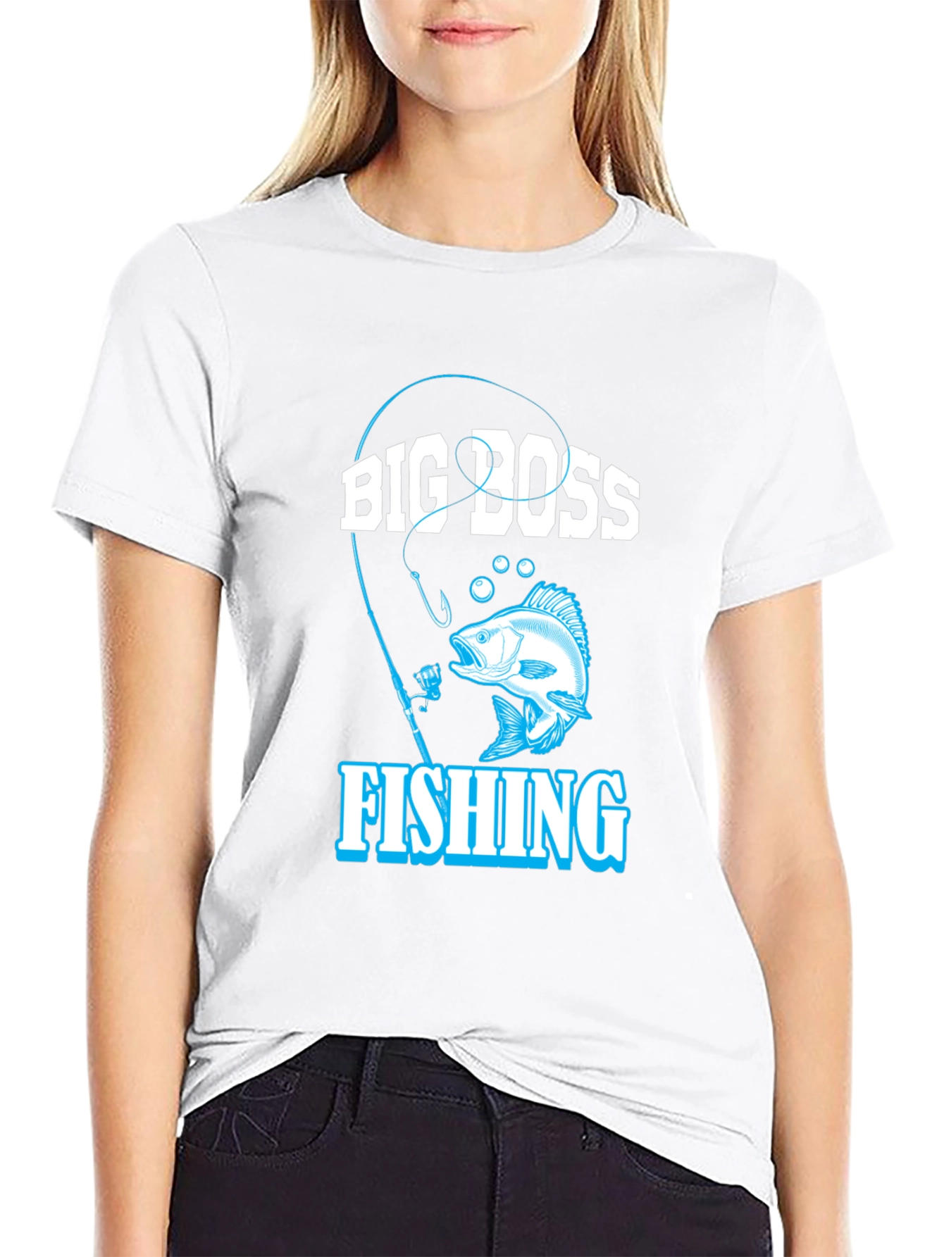 Big Boss Fishing T-Shirt - Black