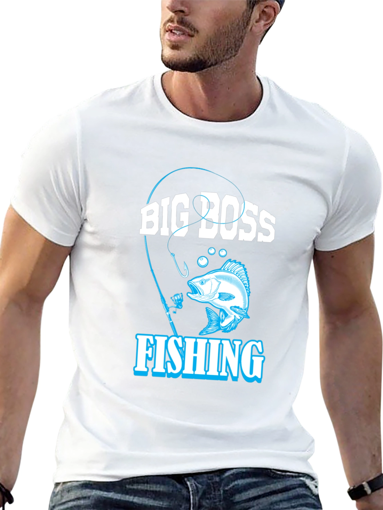 Big Boss Fishing T-Shirt - Black