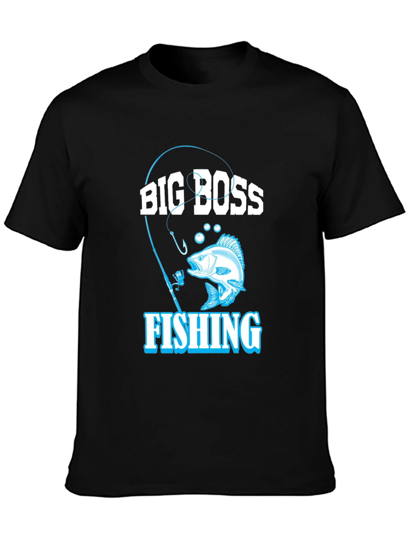 Big Boss Fishing T-Shirt - Black