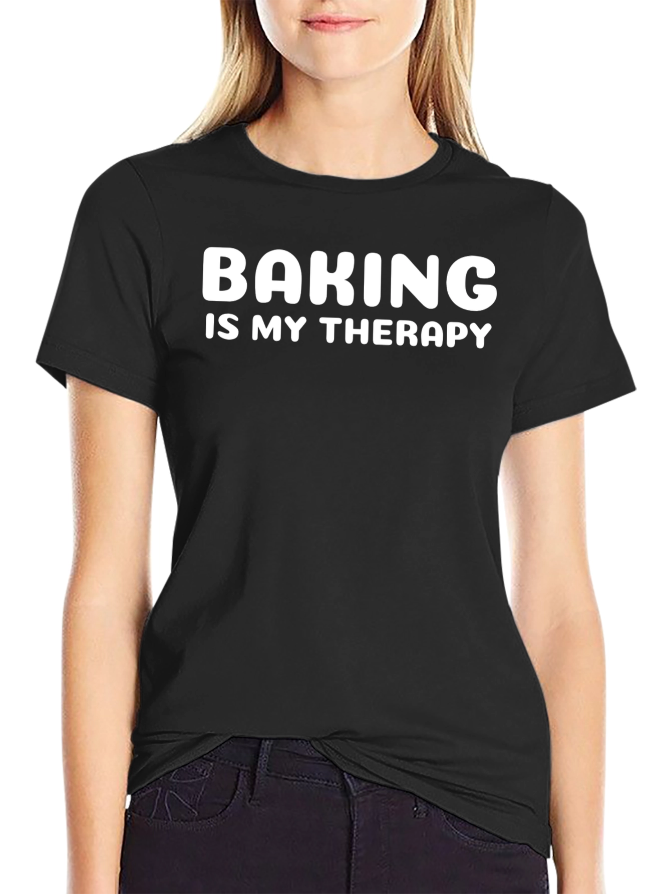 Baking is My Therapy Graphic T-Shirt