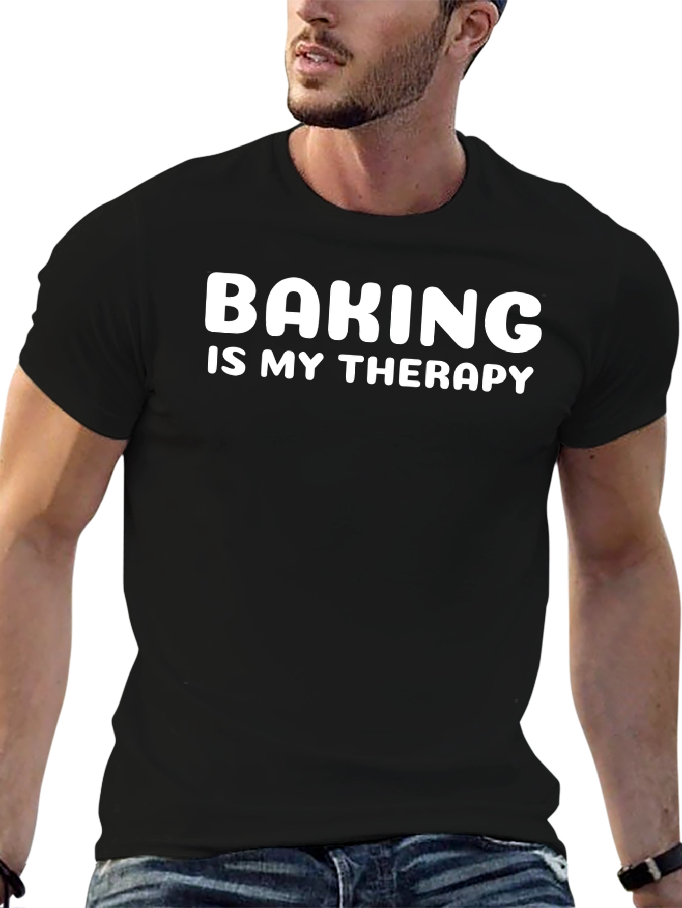 Baking is My Therapy Graphic T-Shirt