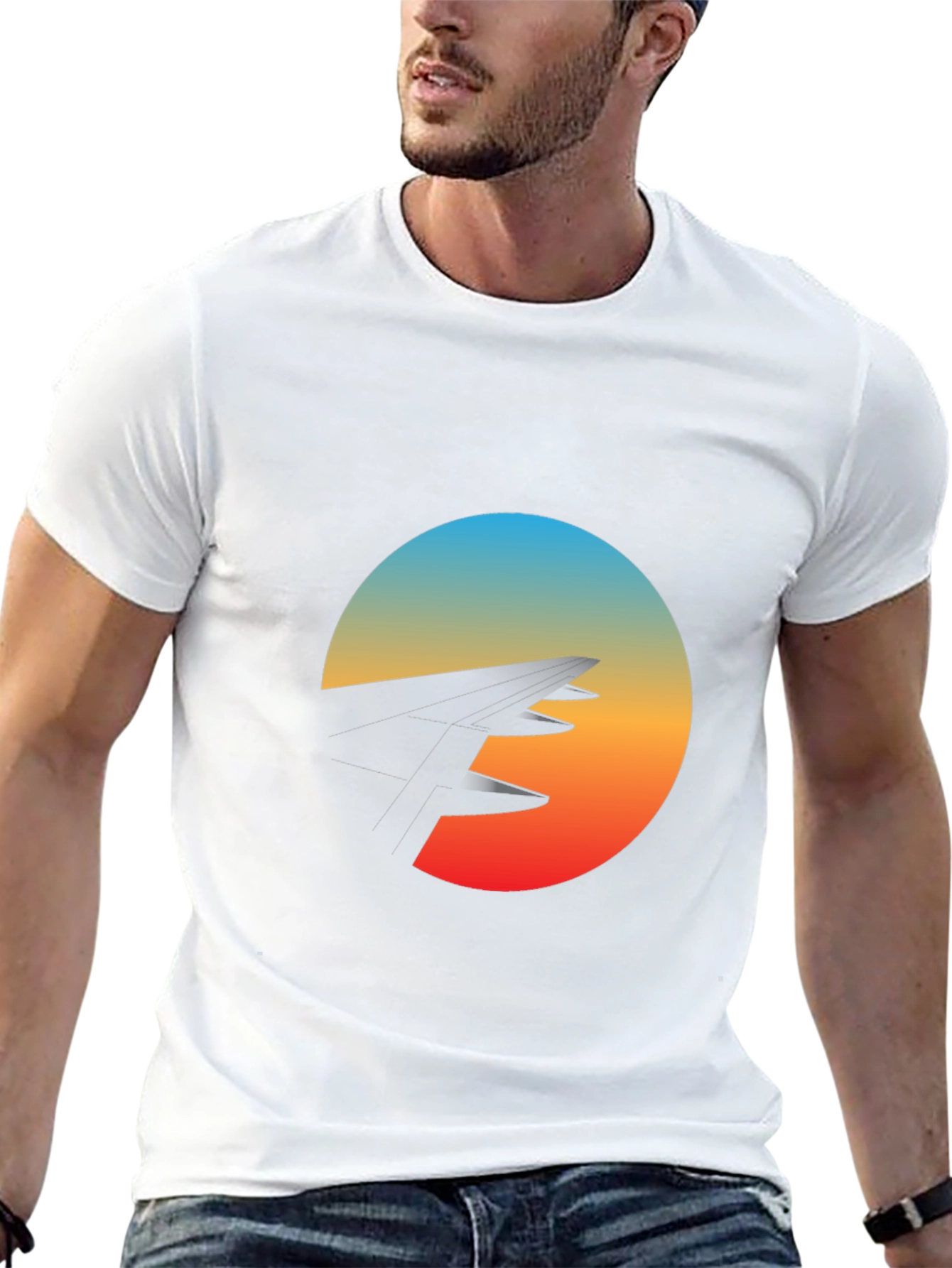 Sunset Peaks Graphic Tee - Stylish Comfort