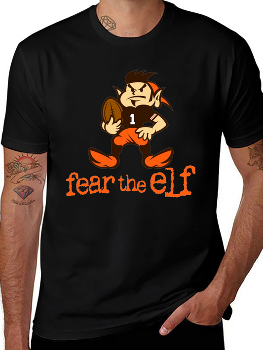 Fear the Elf Football T-Shirt