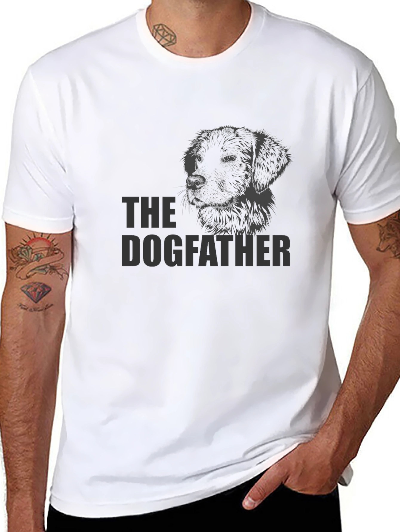 The Dogfather T-Shirt - Funny Dog Lover Tee