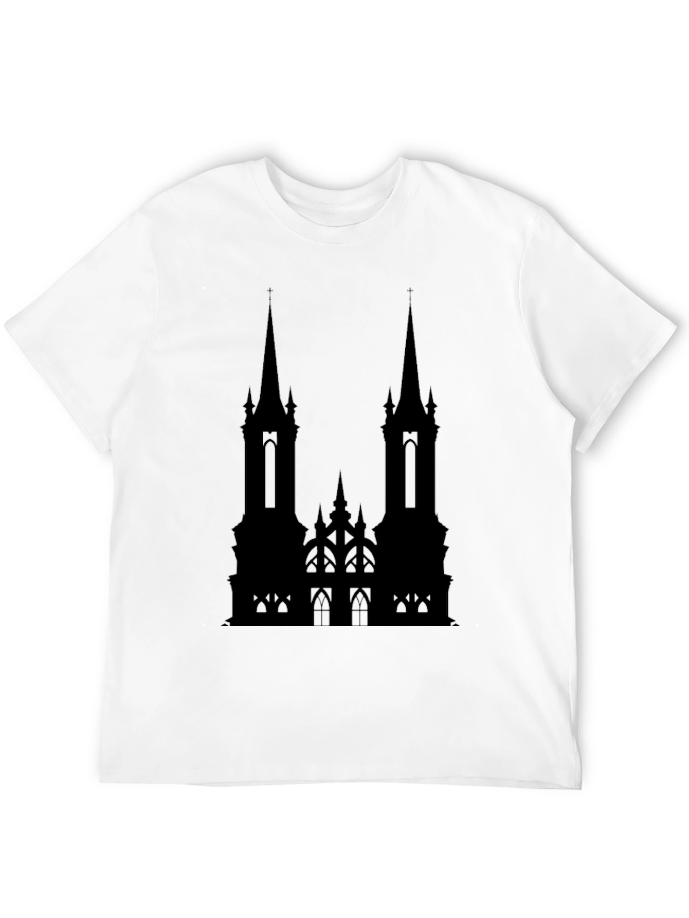 Gothic Cathedral Black T-Shirt