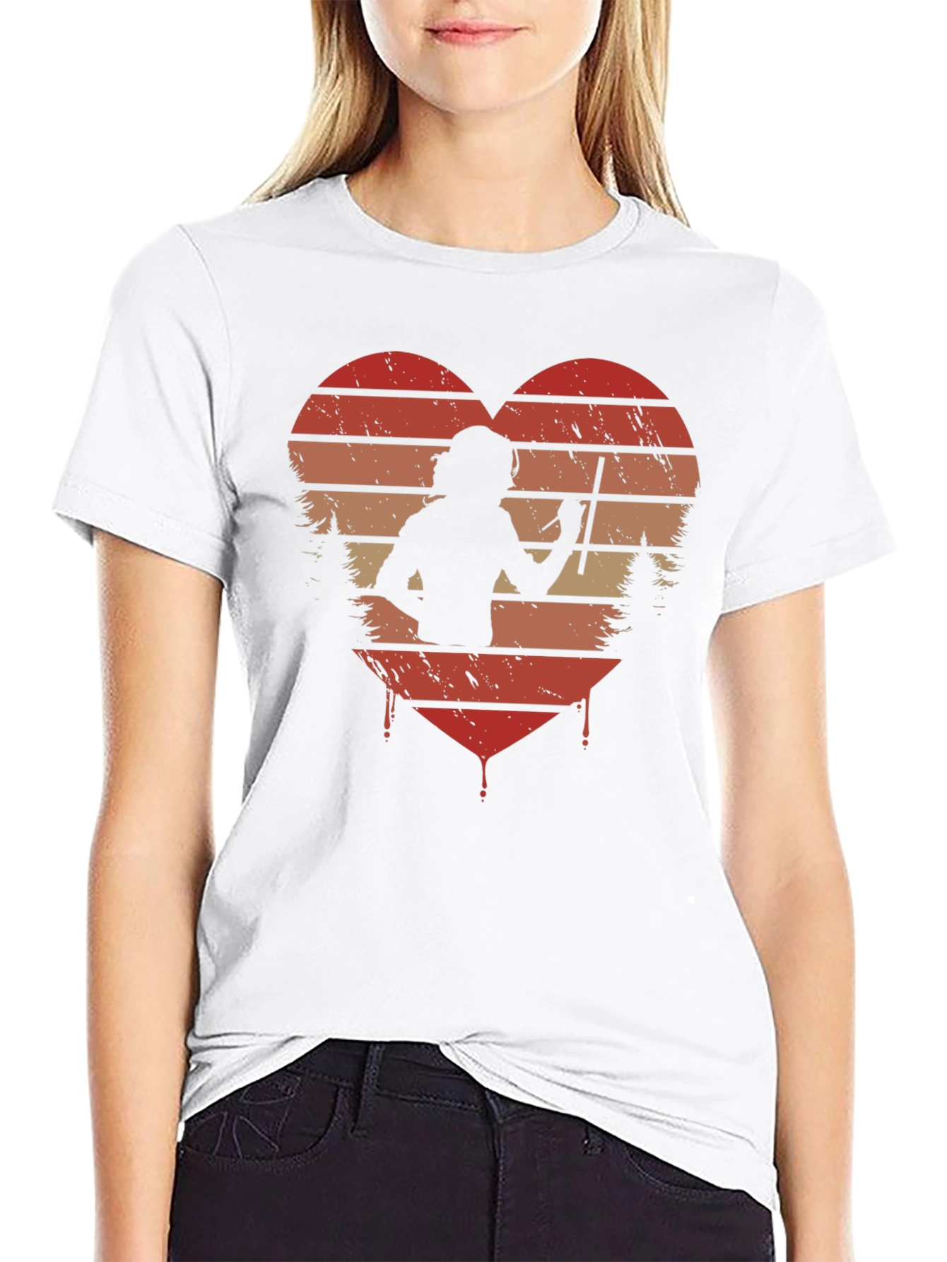 Retro Heart Artist T-Shirt