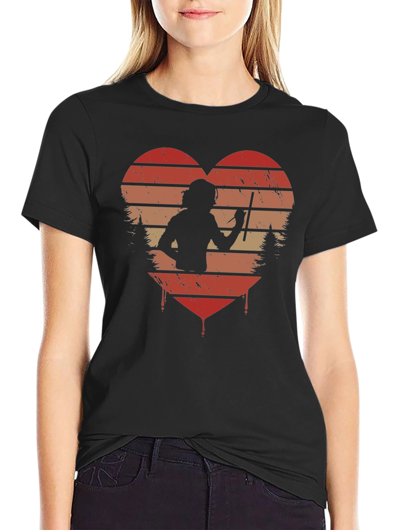 Retro Heart Artist T-Shirt