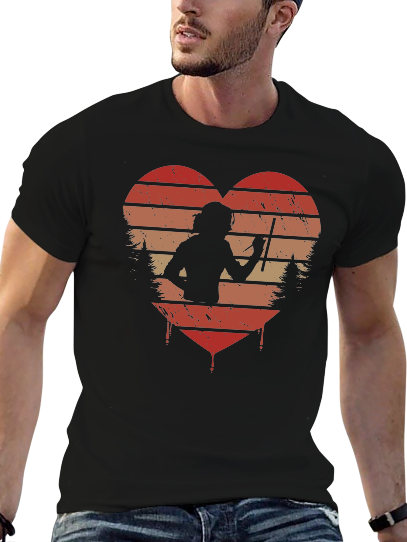 Retro Heart Artist T-Shirt