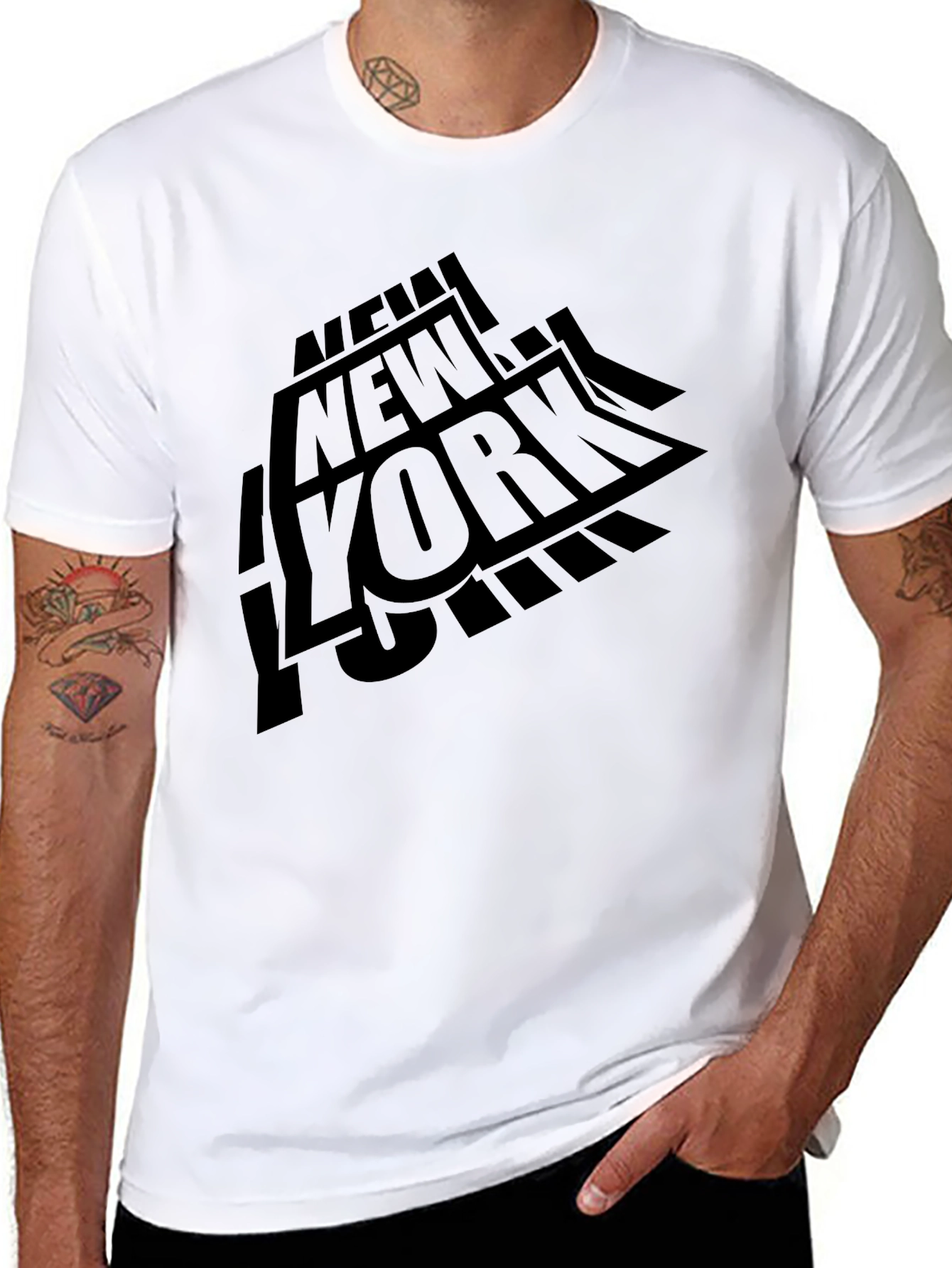 New York City Graphic Tee - Black