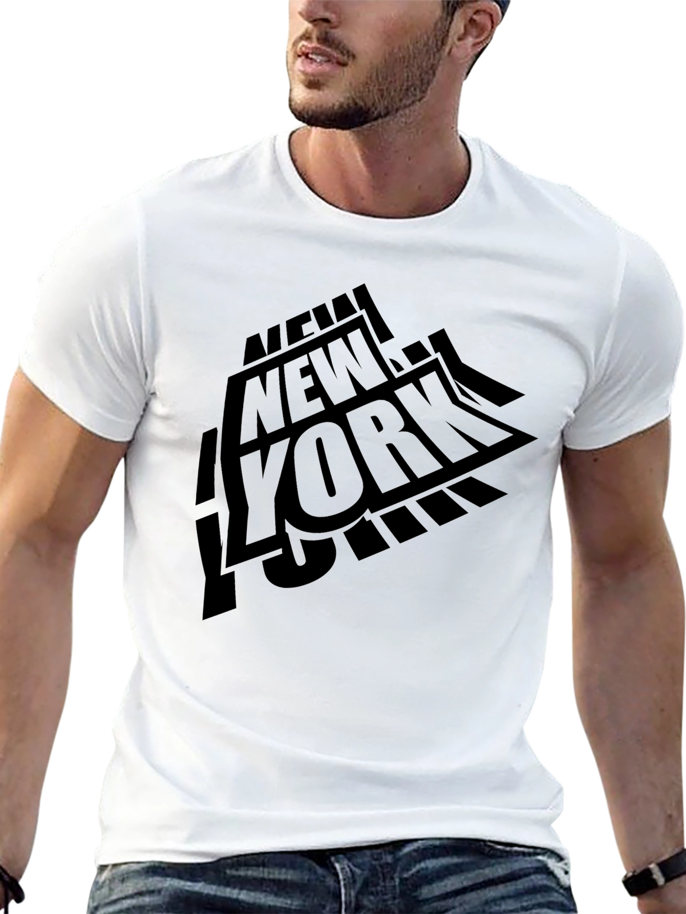 New York City Graphic Tee - Black