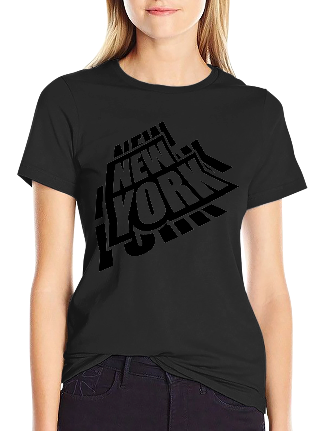 New York City Graphic Tee - Black