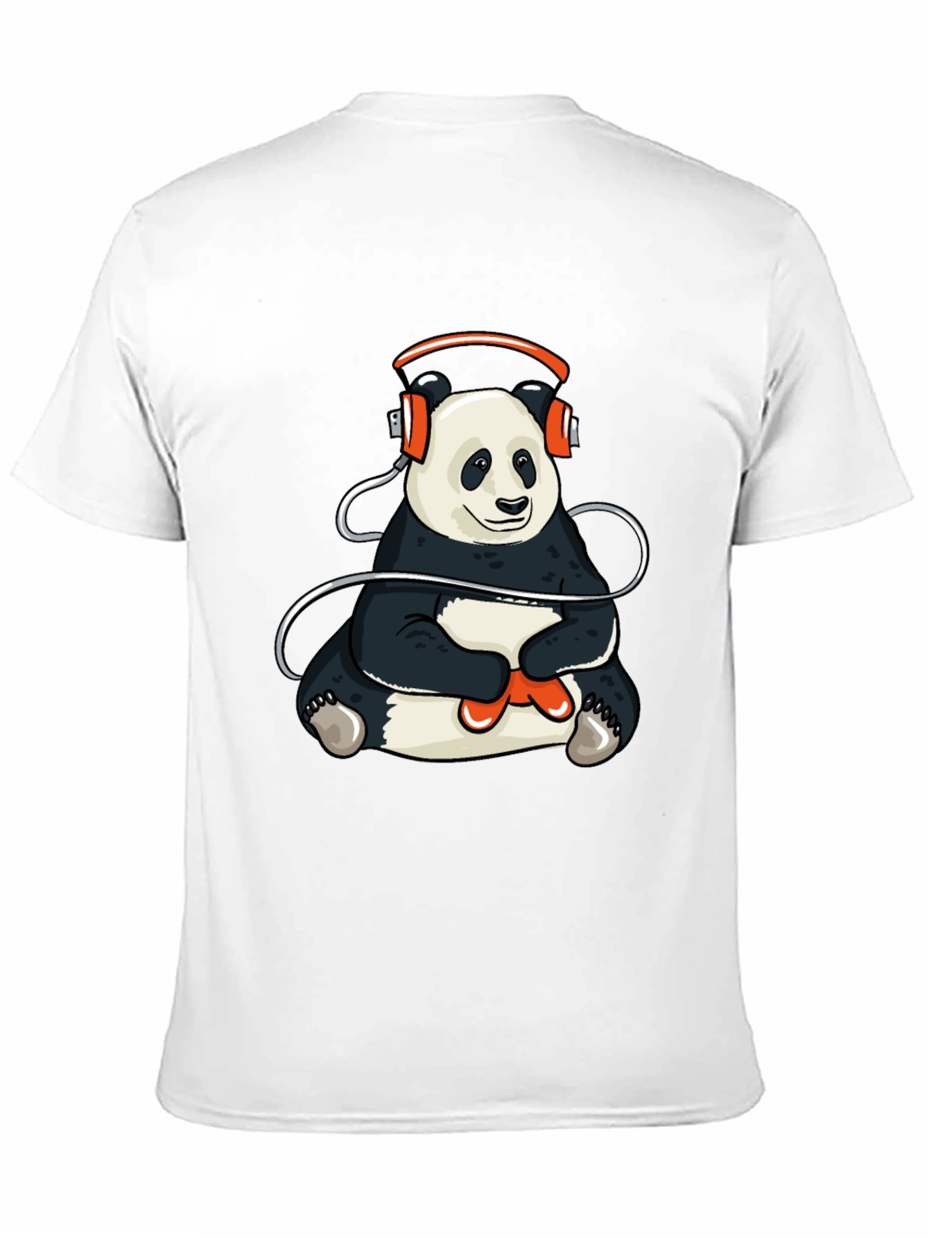 Panda Gamer T-Shirt - Black Graphic Tee
