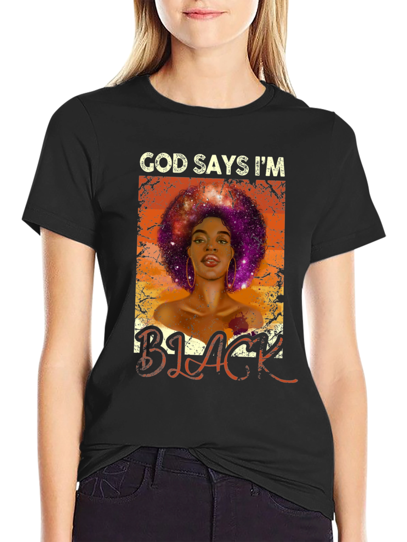 God Says Im Black T-Shirt