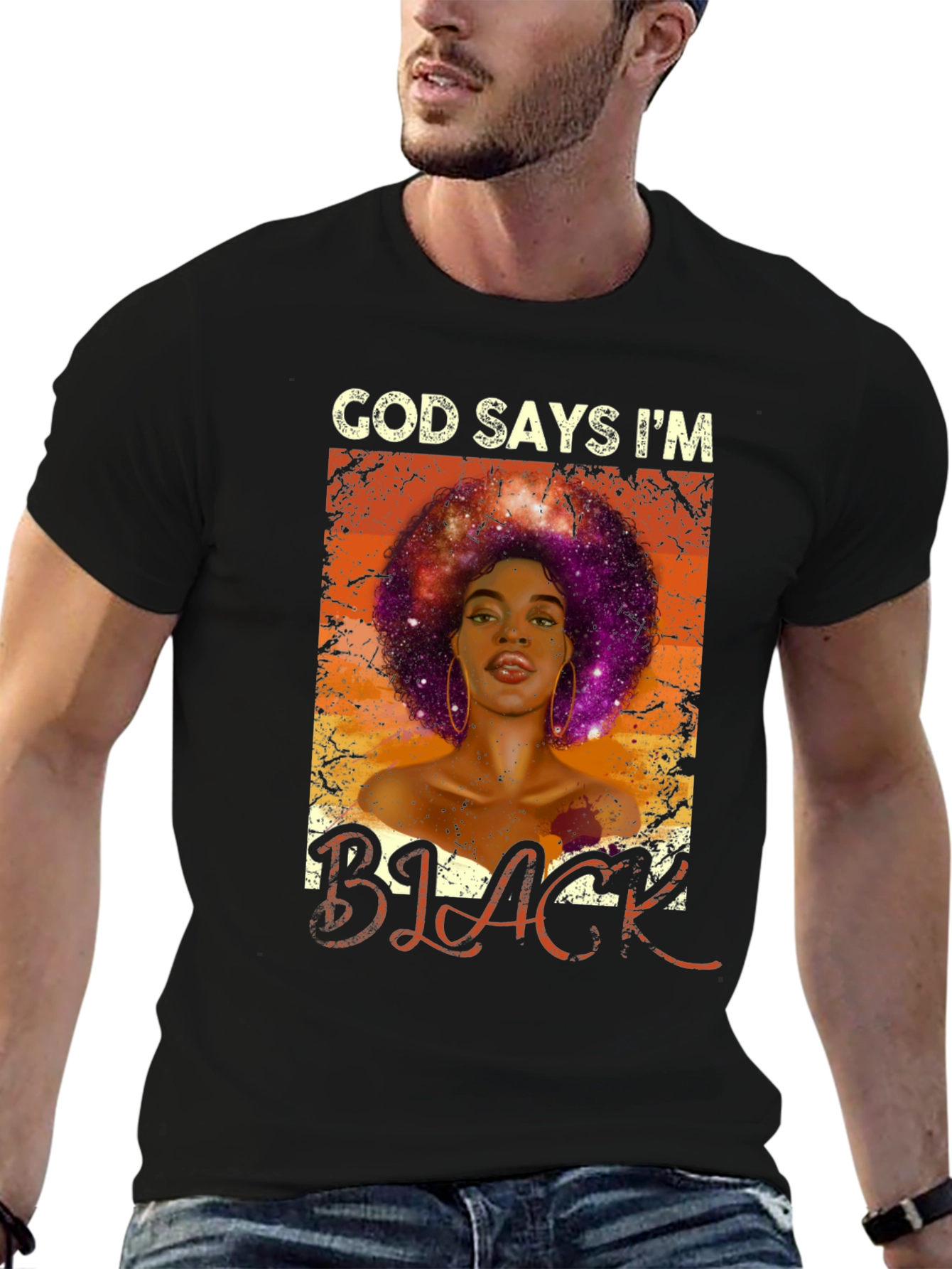 God Says Im Black T-Shirt