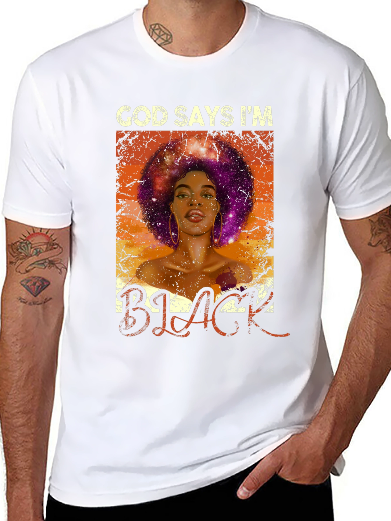 God Says Im Black T-Shirt