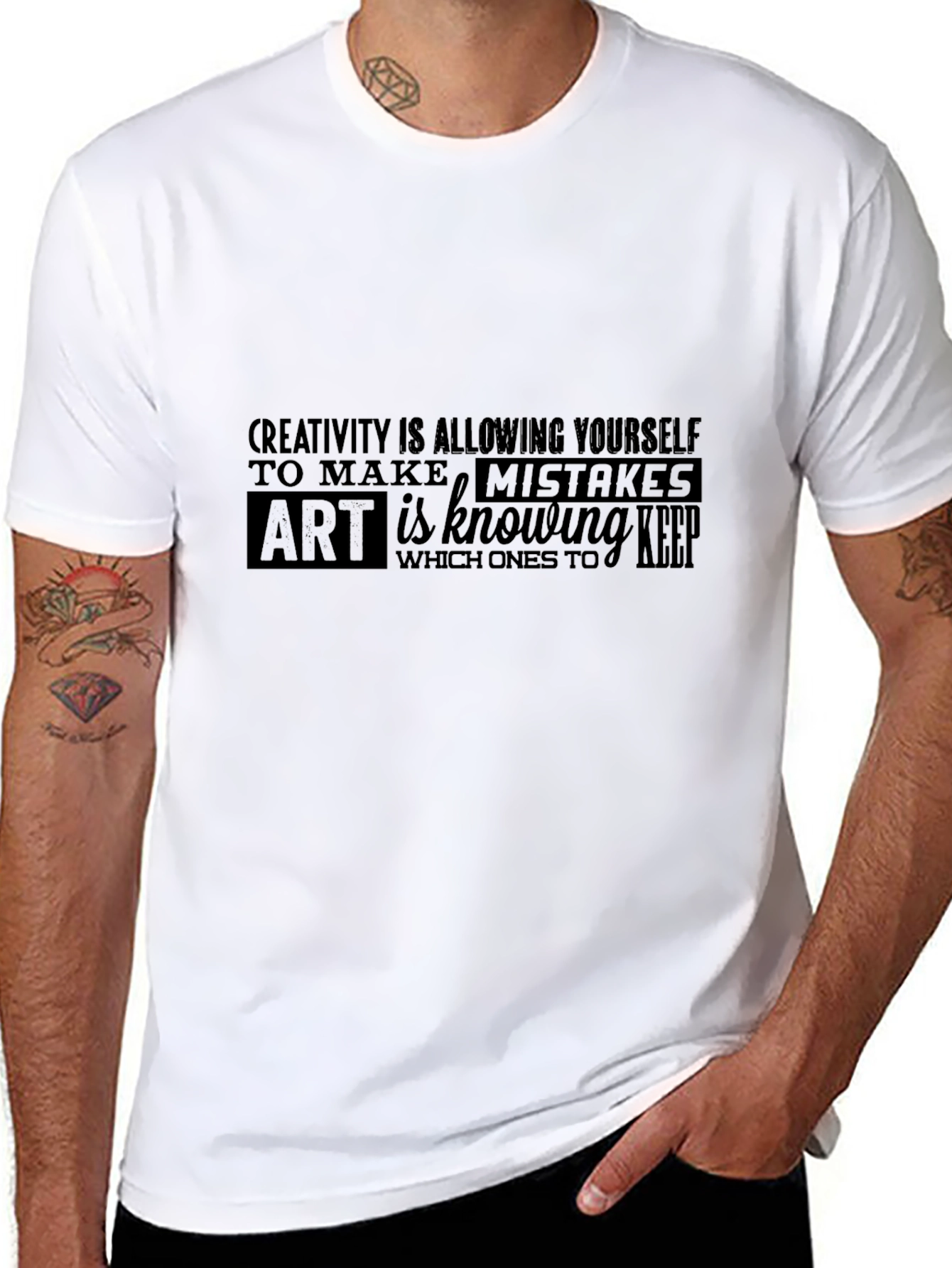 Creativity Art Graphic Print T-Shirt