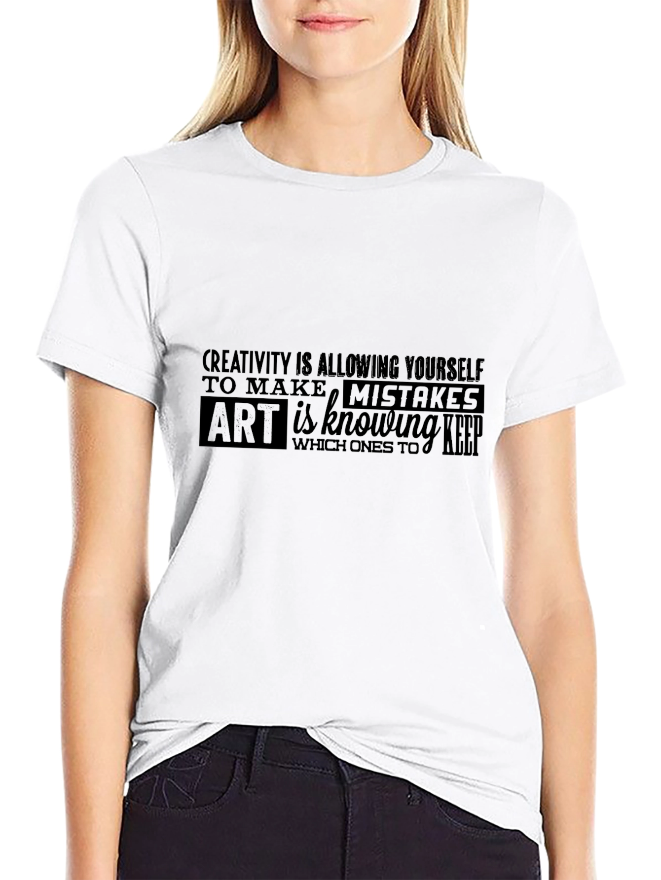 Creativity Art Graphic Print T-Shirt