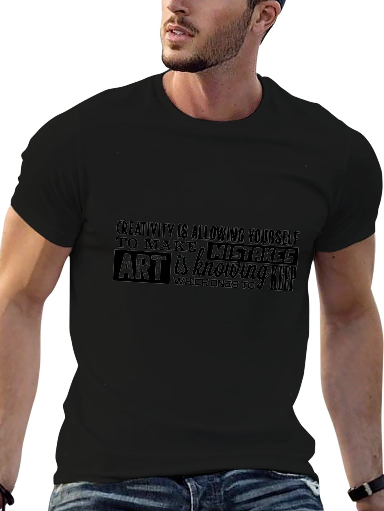 Creativity Art Graphic Print T-Shirt