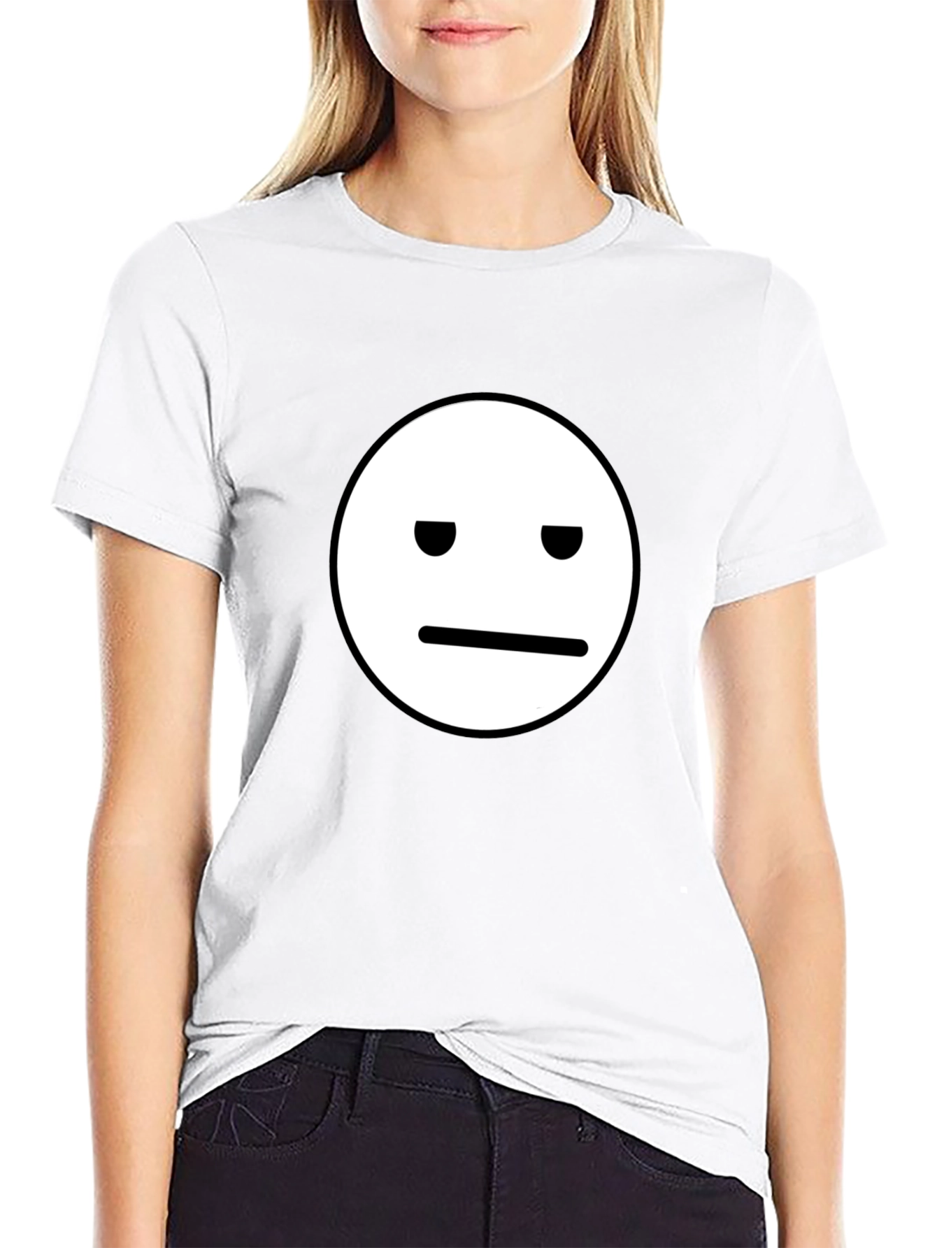 Neutral Face Graphic Tee - Classic Black T-Shirt
