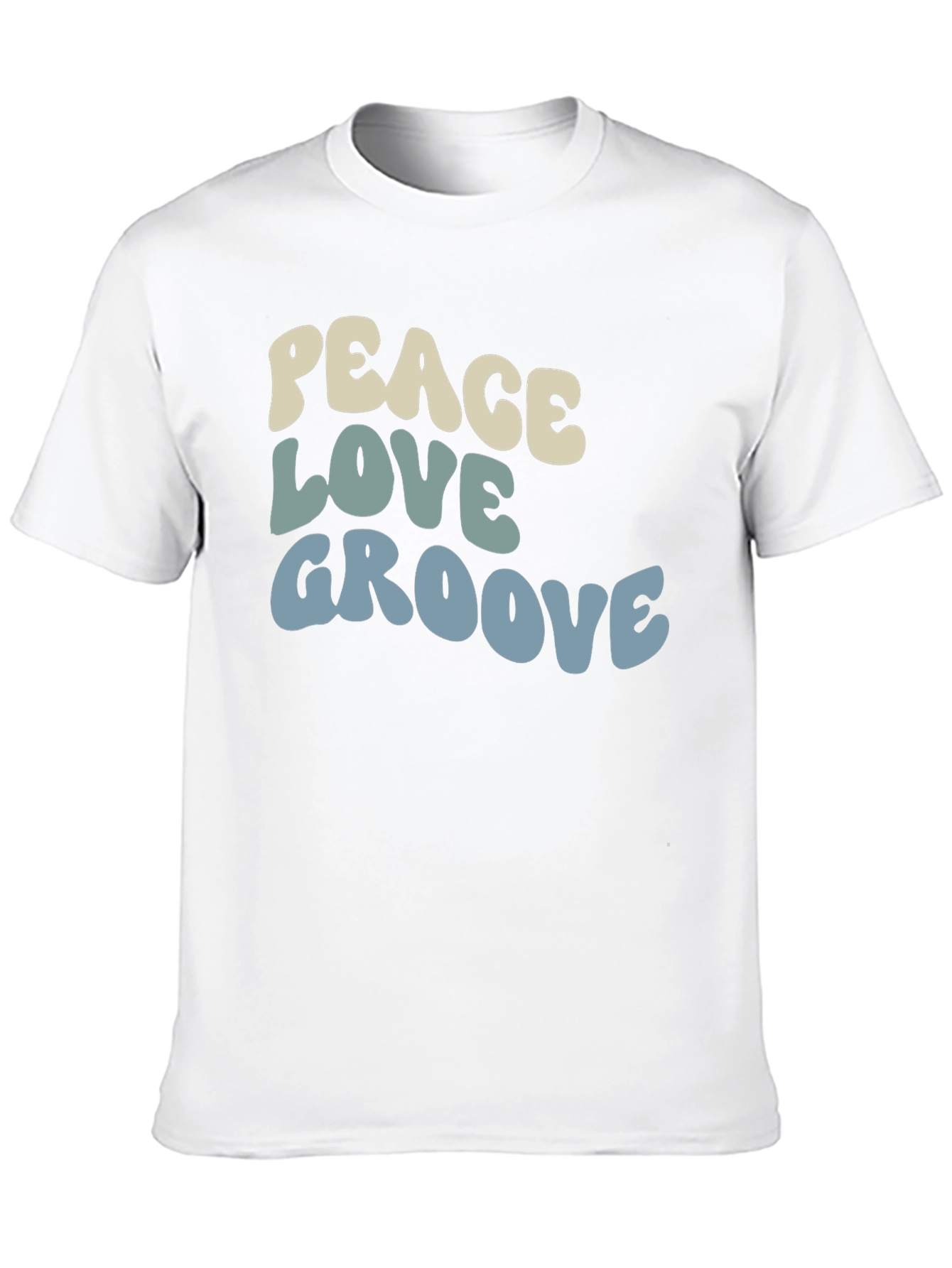Peace Love Groove Graphic Tee - Retro Style