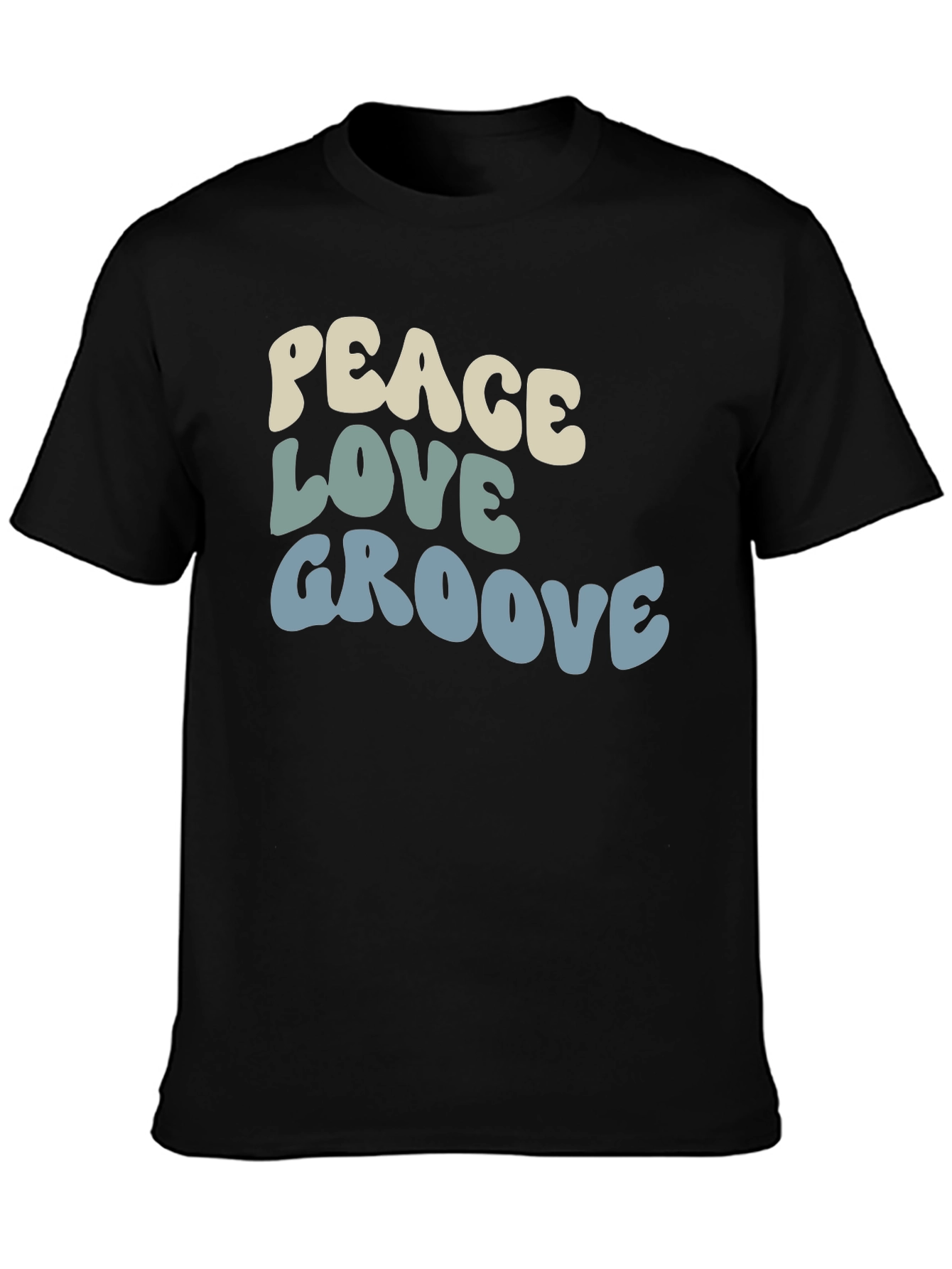 Peace Love Groove Graphic Tee - Retro Style