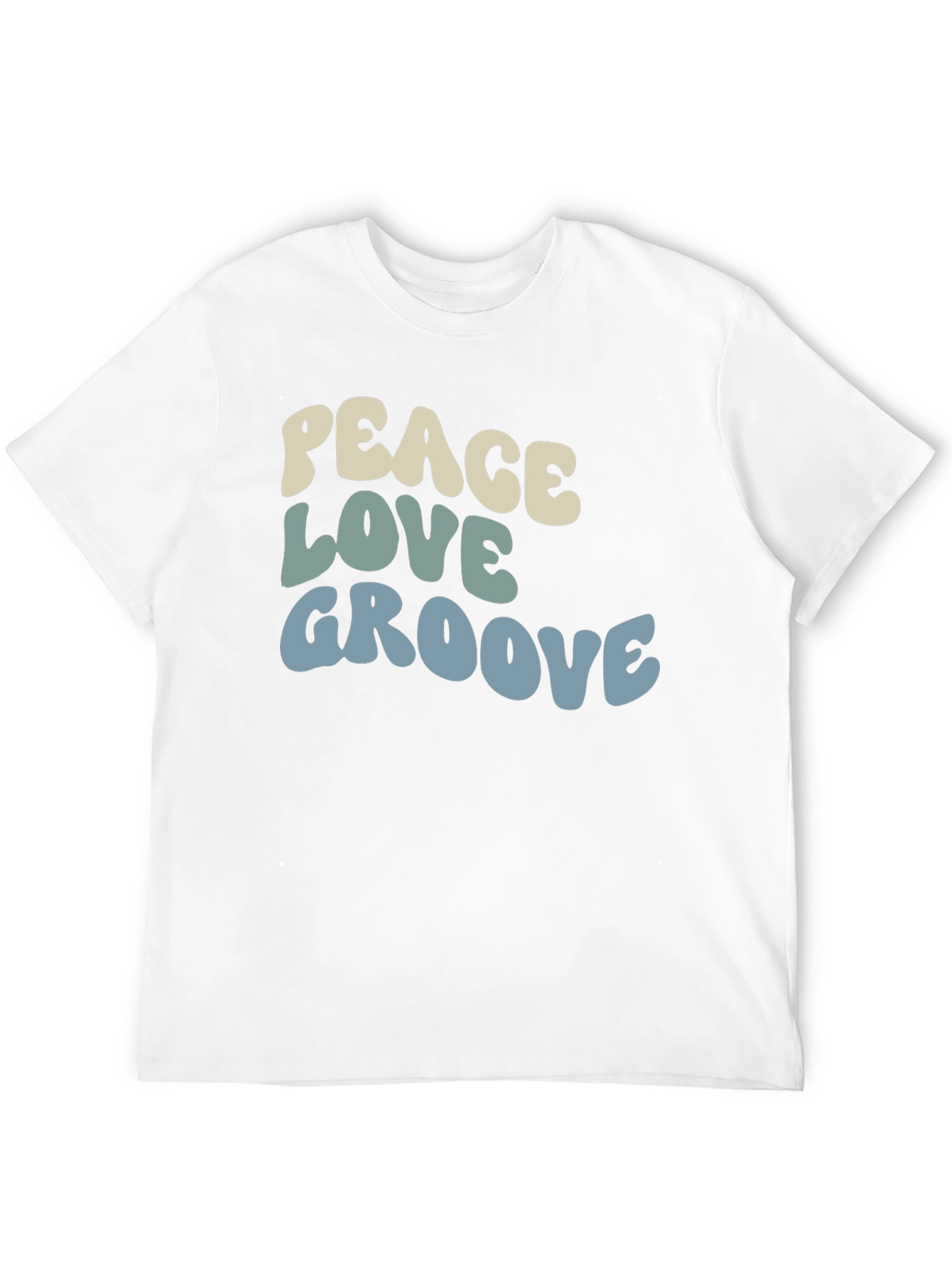 Peace Love Groove Graphic Tee - Retro Style