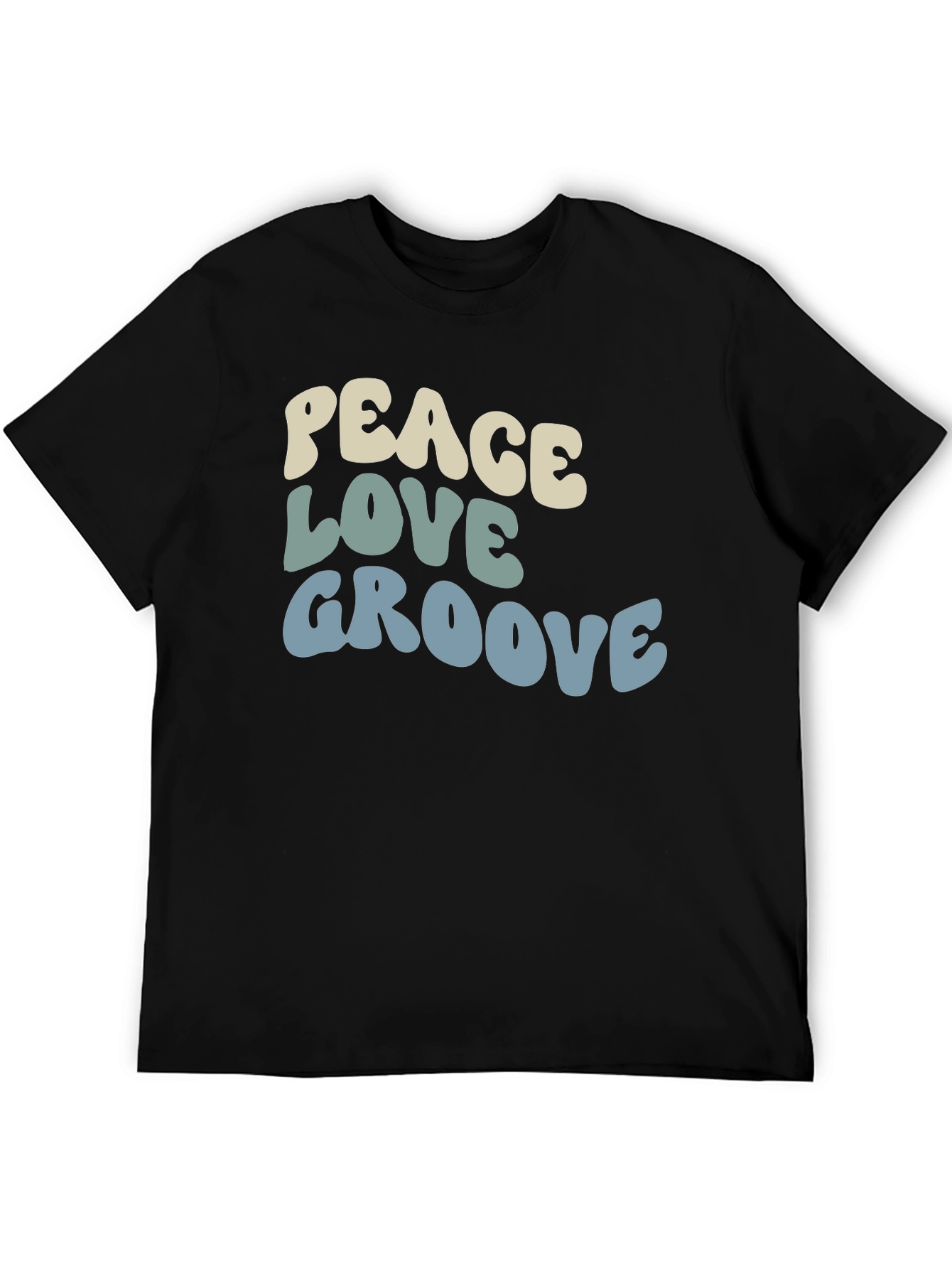 Peace Love Groove Graphic Tee - Retro Style