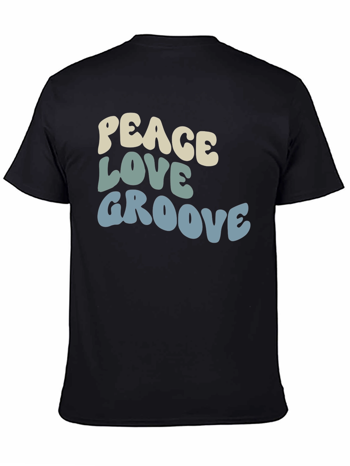 Peace Love Groove Graphic Tee - Retro Style