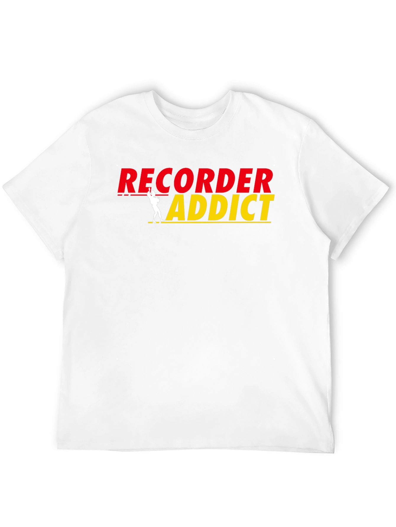 Recorder Addict Black T-Shirt