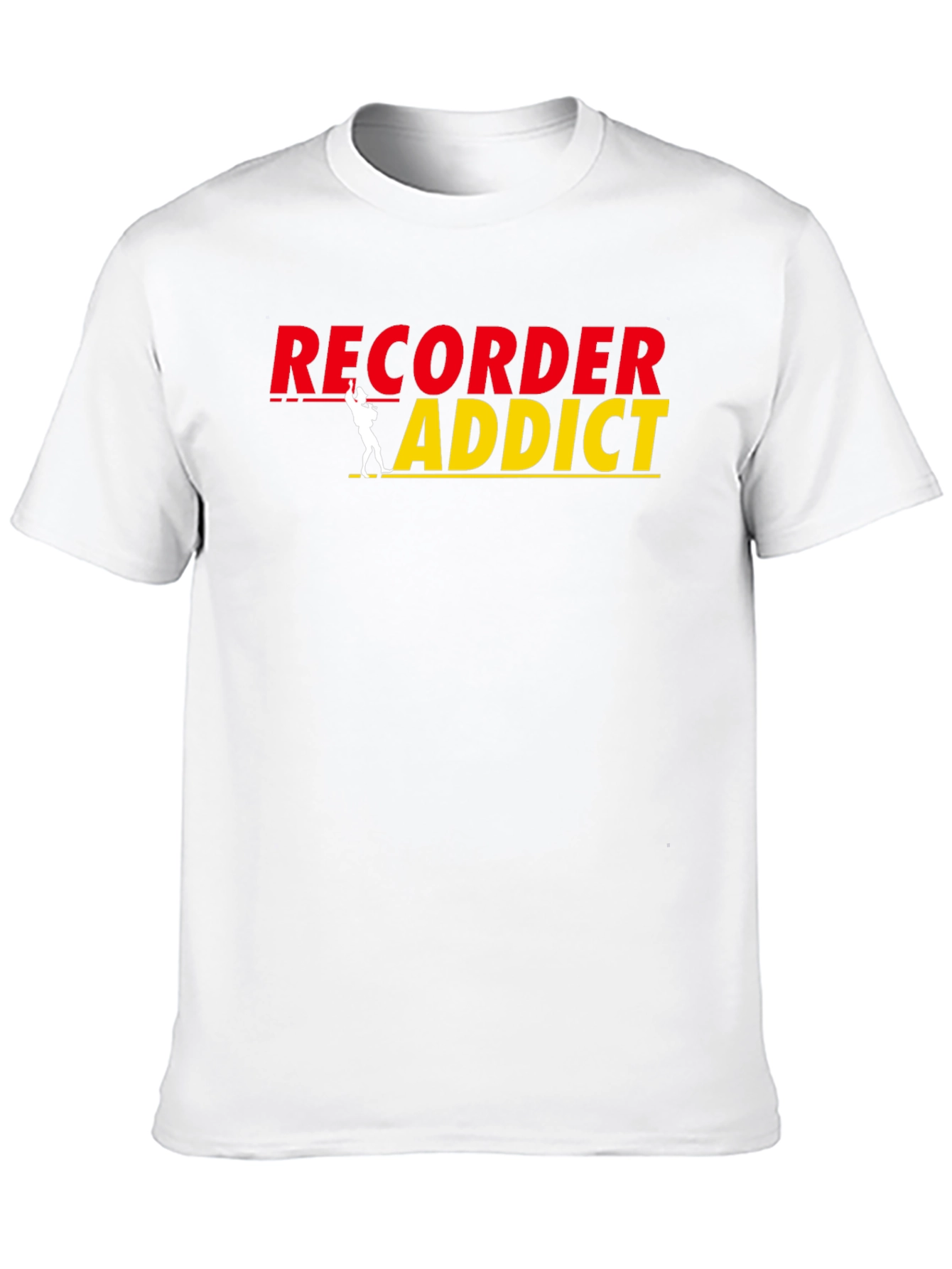 Recorder Addict Black T-Shirt